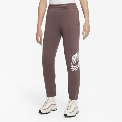 Joggers Tracksuit Bottoms - Trousers & Tights-Nike, Nike Sportswear, Older Kids' (Girls') Oversized Fleece Dance Trousers