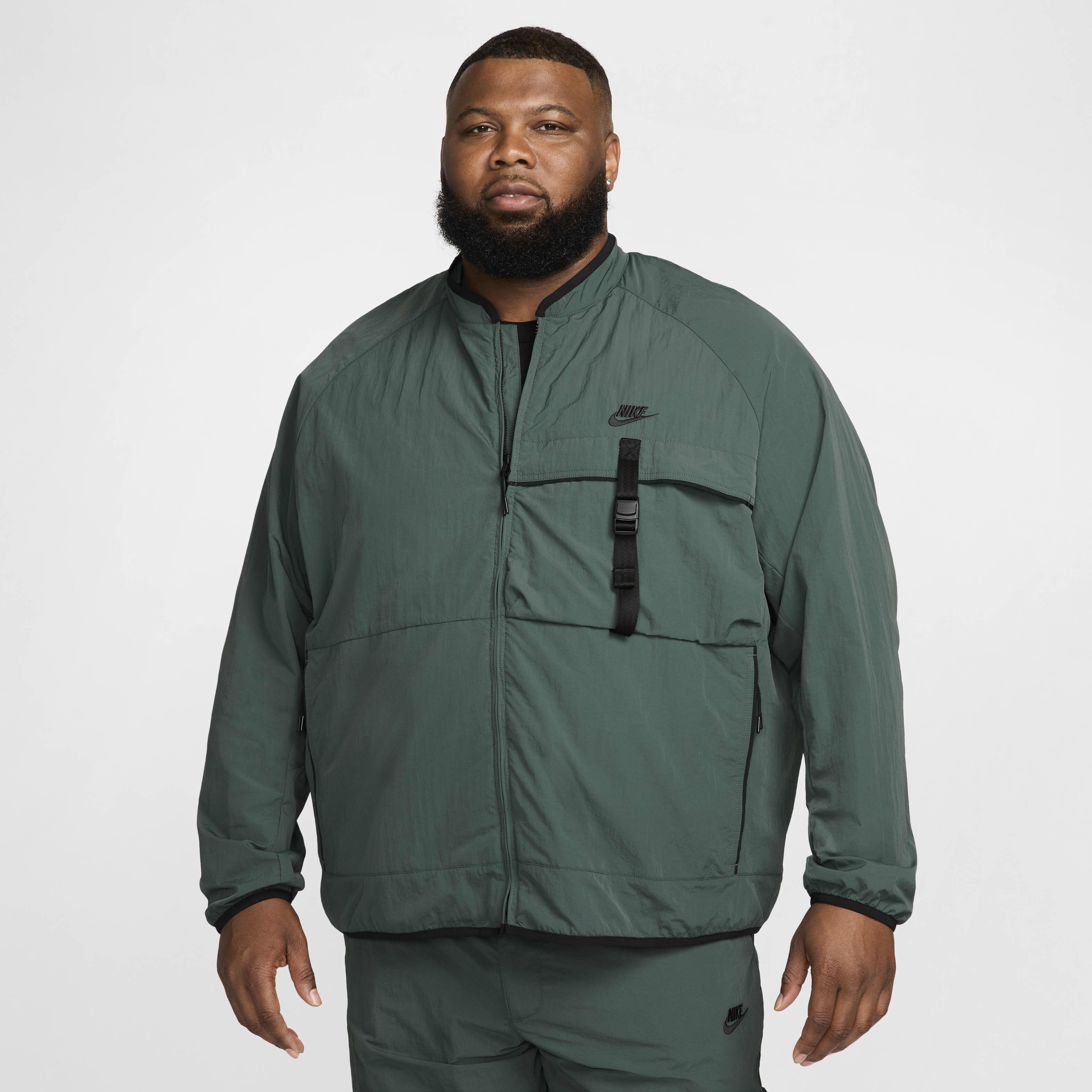 Buy Nike Tech Men's Woven Jacket - Vintage Green/Black