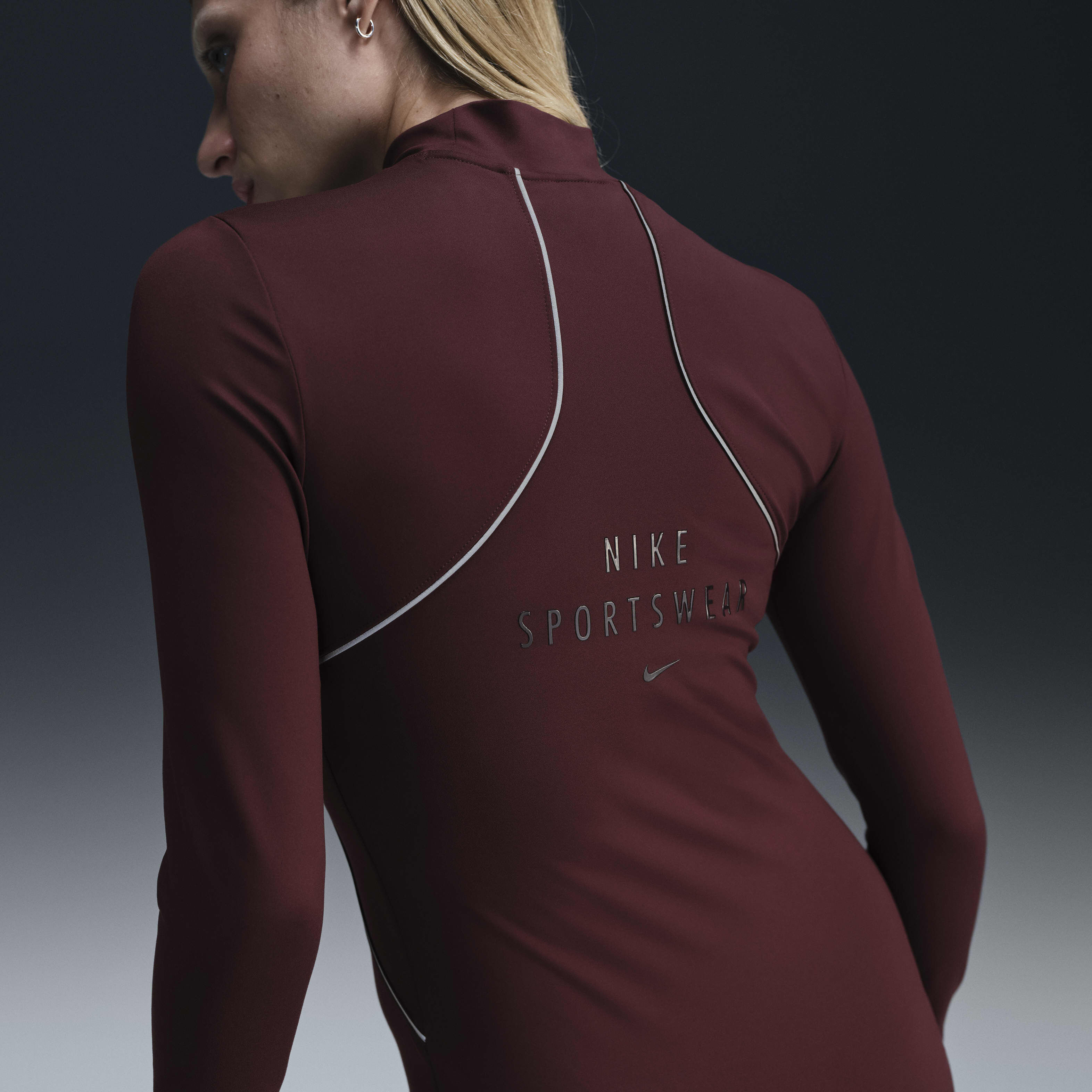 Buy Nike Sportswear Women s Long Sleeve Dress Nike Qatar Official