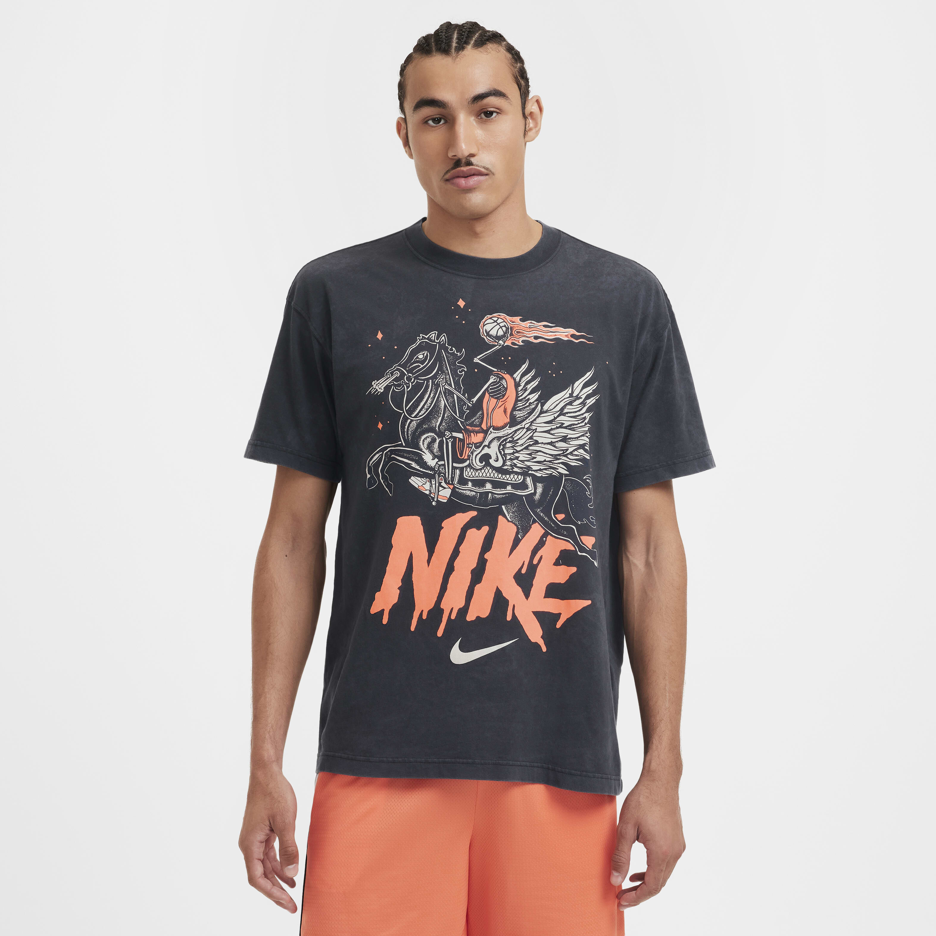 Buy Nike Men's Max90 Basketball T-Shirt - Black | Nike Qatar