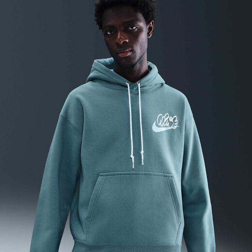 Men's Hoodies-Nike, Nike Solo Swoosh, Men's Fleece Hoodie