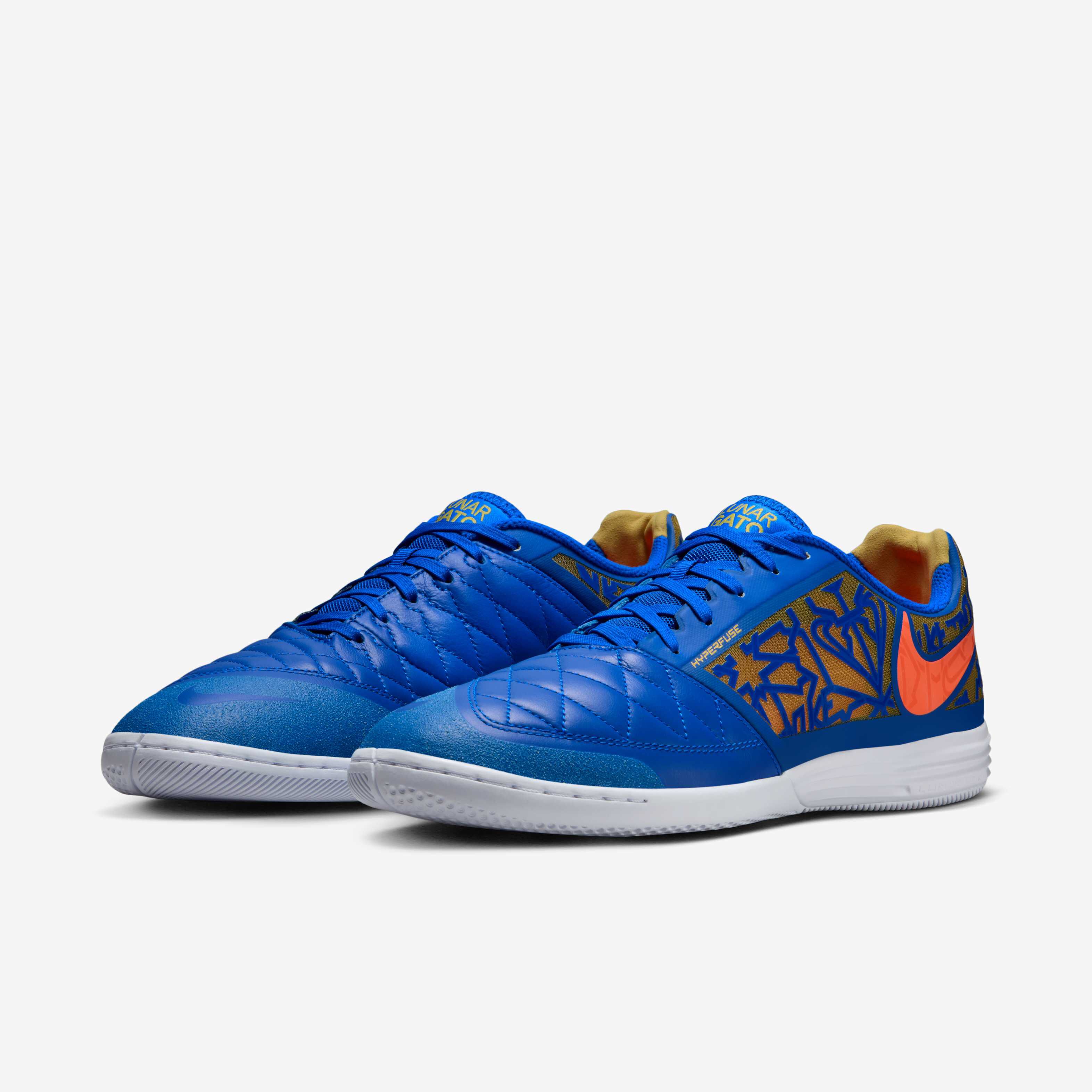 Nike Lunar Gato 2 IC‎ Soccer Shoes HV4017-400 Racer Blue men’s size 6 Buy Nike Lunar Gato 2 IC Low-Top Football Shoes - Racer Blue  main image 3