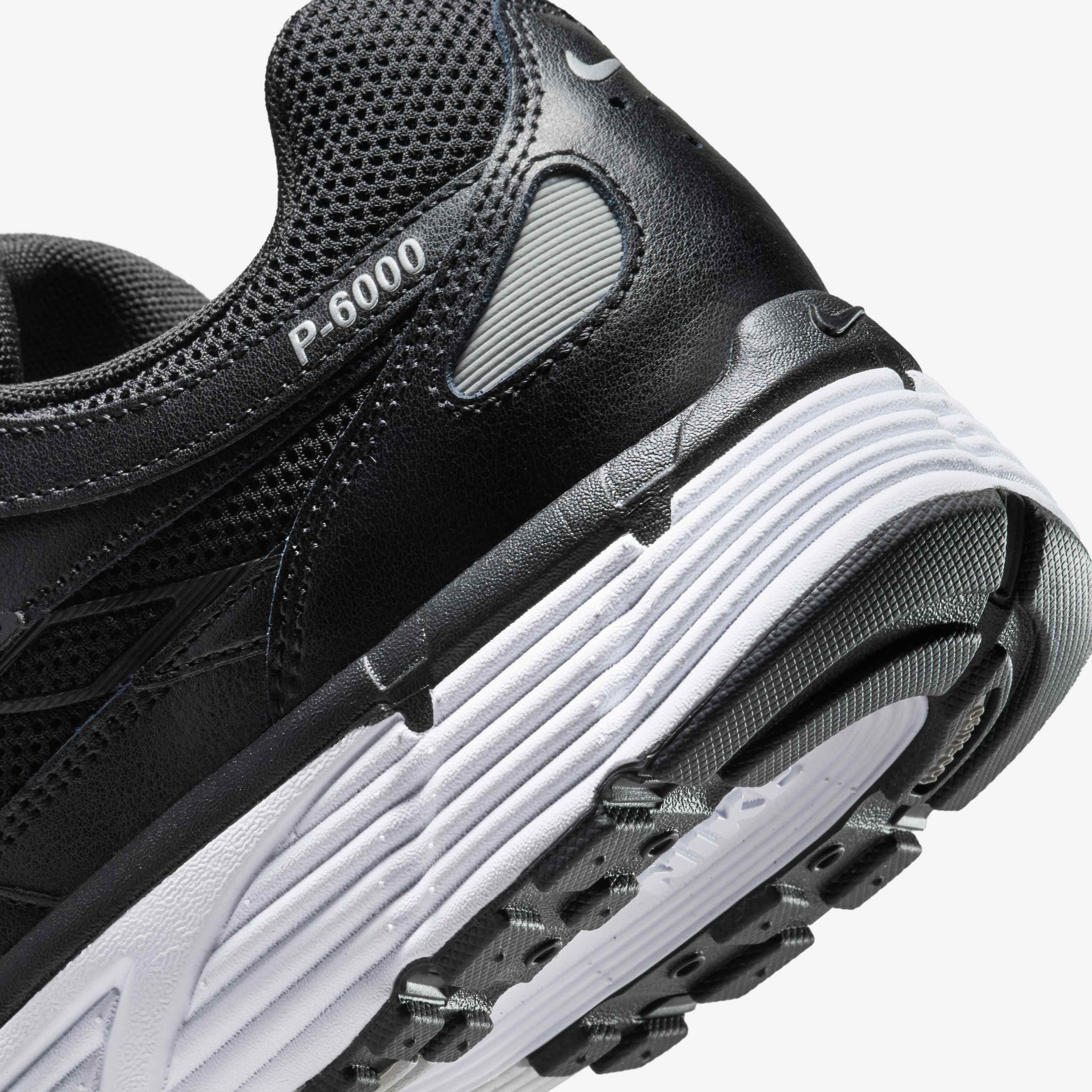Buy Nike P-6000 Shoes - Black/White/Metallic Silver/Black