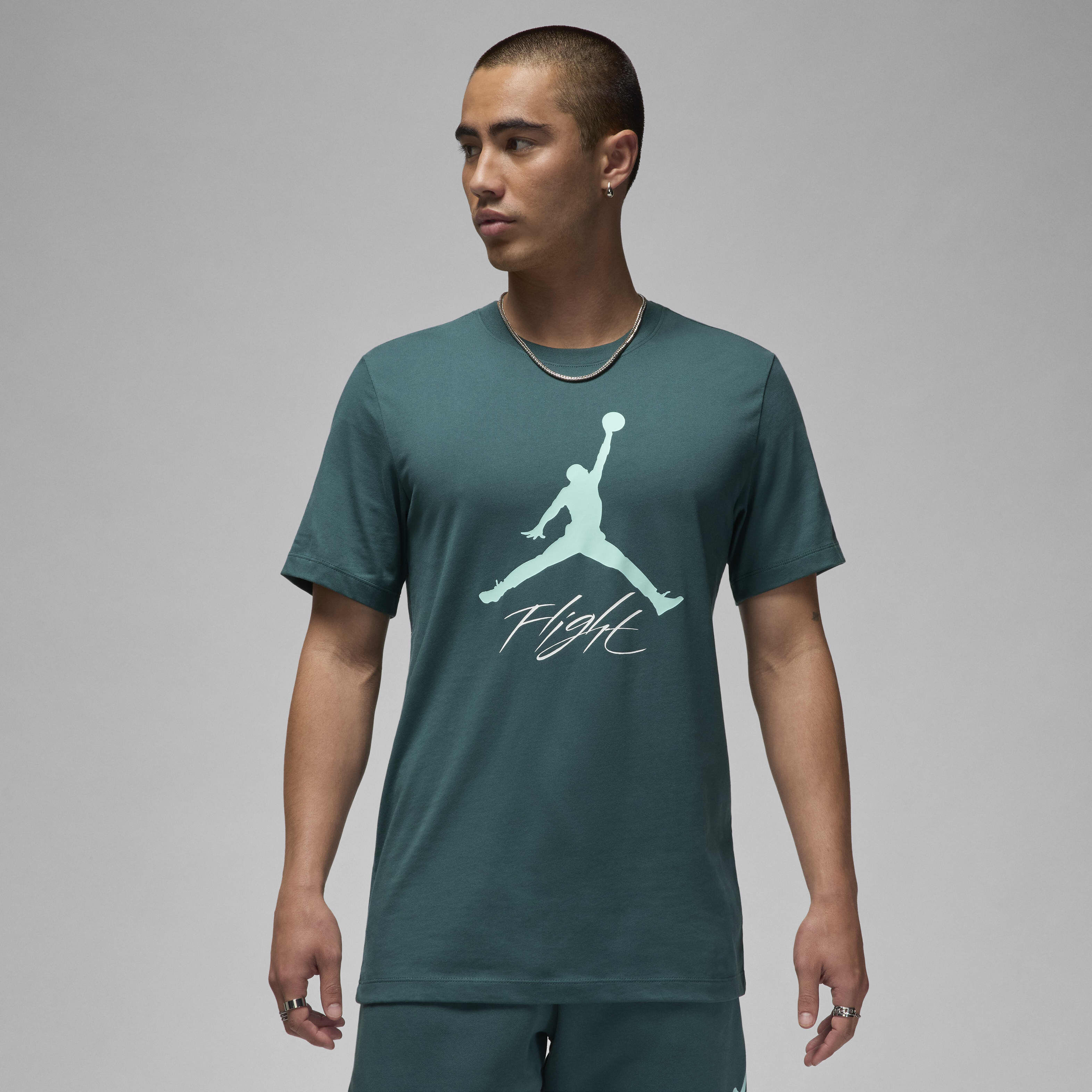 Buy Jordan Jumpman Flight Men's T-Shirt - Oxidised Green/Light Dew