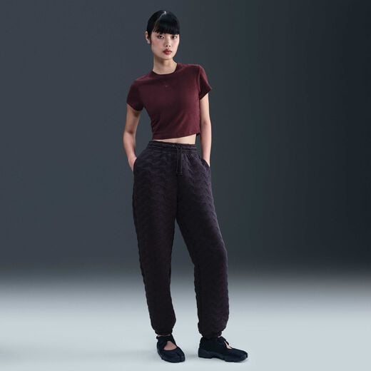 Style by Shox-Nike, Nike Sportswear Phoenix Fleece, Women's Oversized High-Waisted Jacquard Trousers Style by Shox-Nike, Nike Sportswear Phoenix Fleece, Women's Oversized High-Waisted Jacquard Trousers