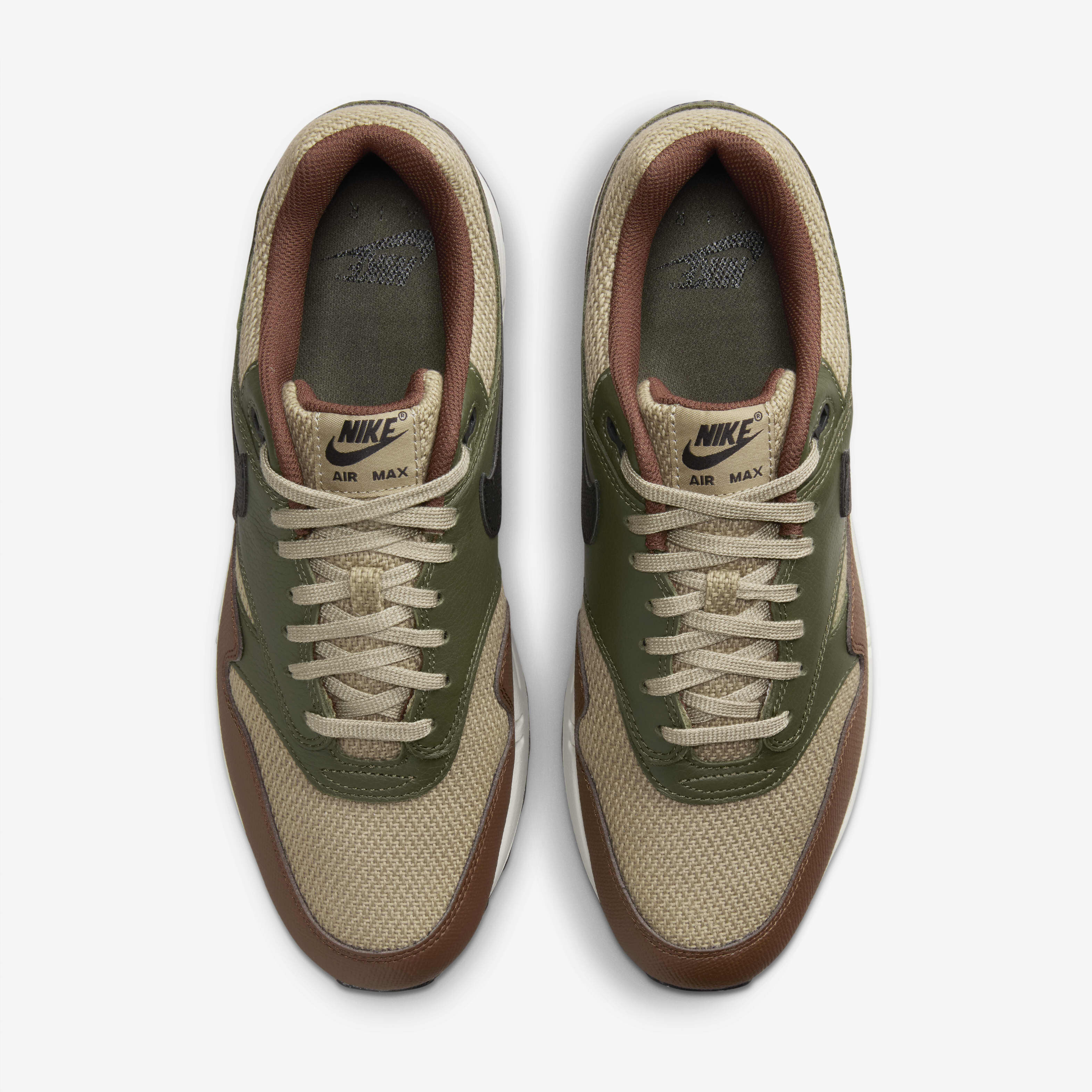 Mens nike air max 1 premium running shoes clearance