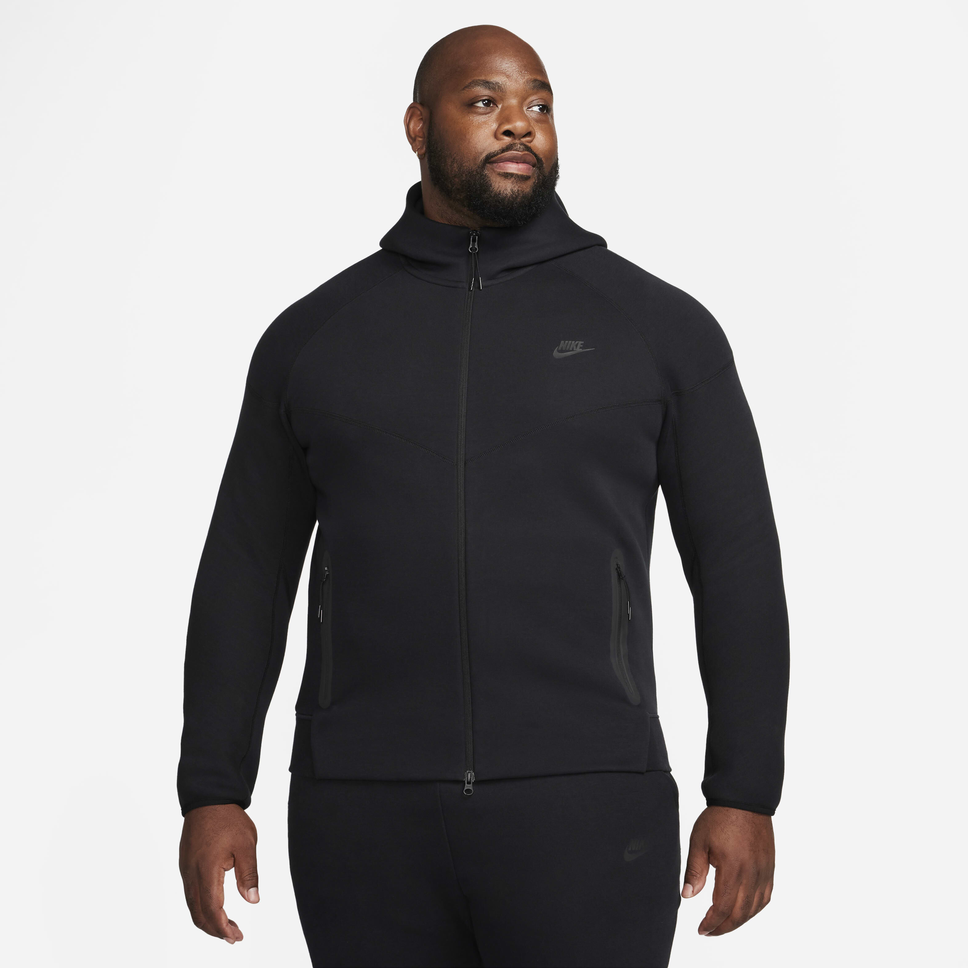 Nike tech fleece windrunner black deals