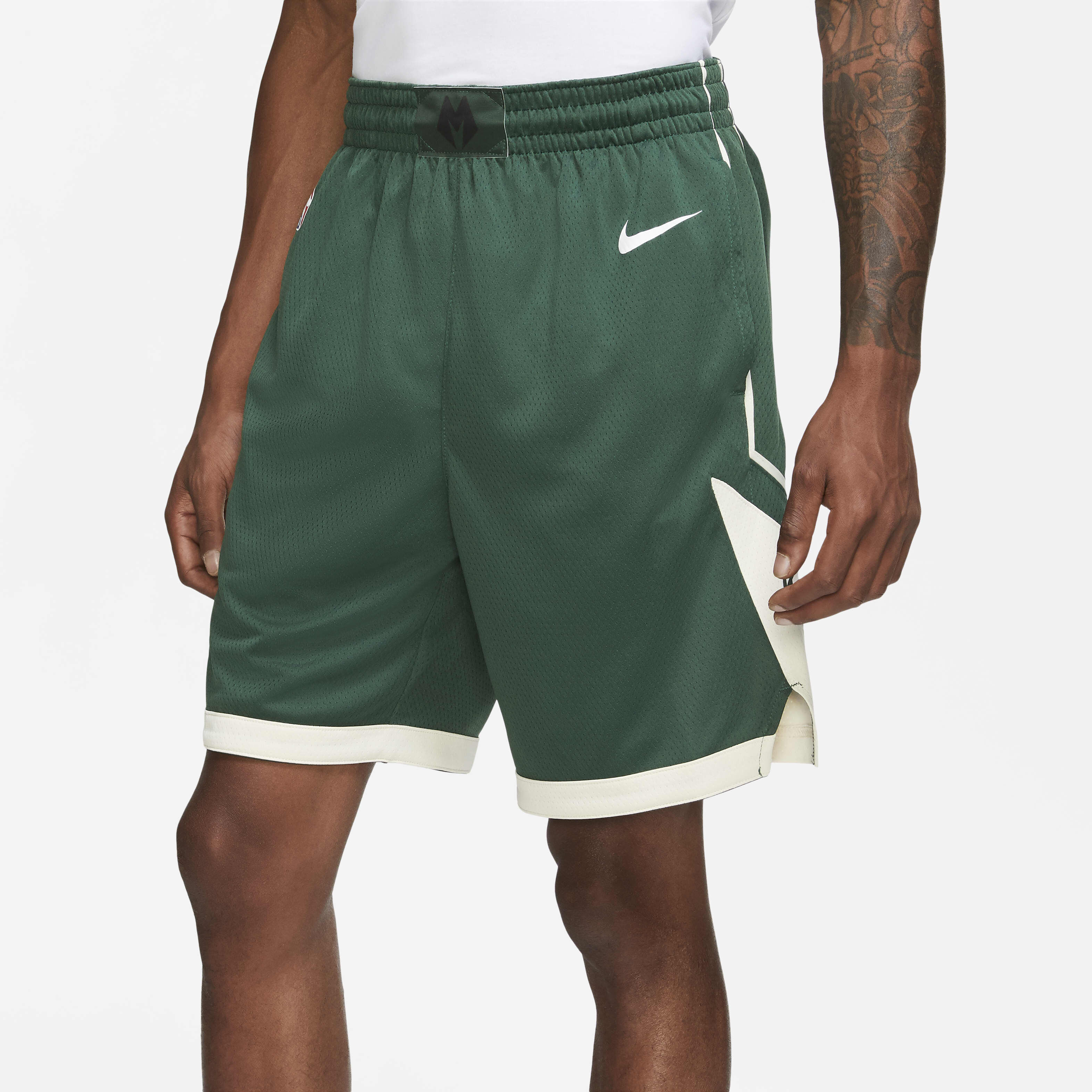 Buy Milwaukee Bucks Icon Edition Men s Nike NBA Swingman Shorts Nike Qatar Official