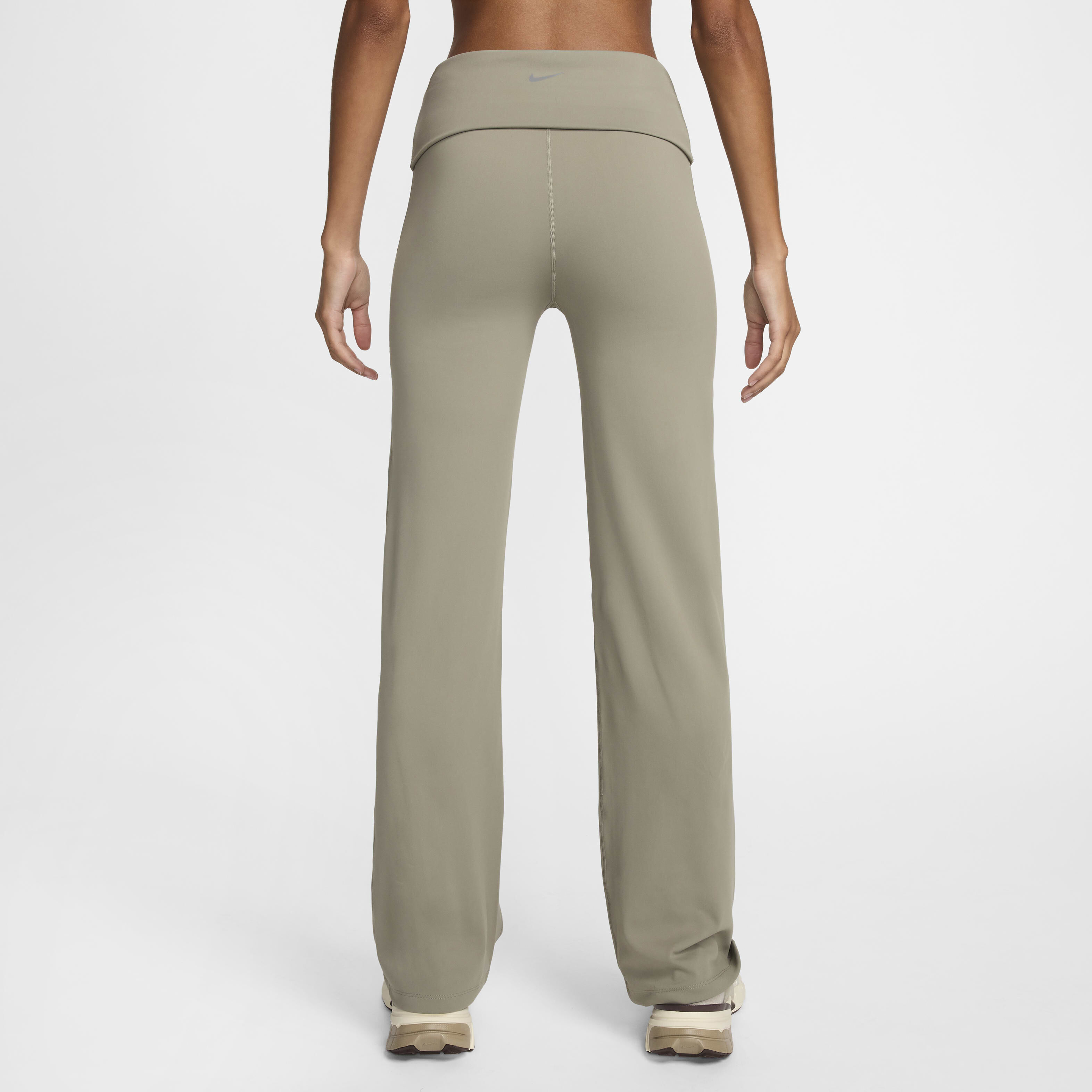 Buy Nike One Women s Dri FIT High Waisted Fold Over Trousers Nike Qatar Official