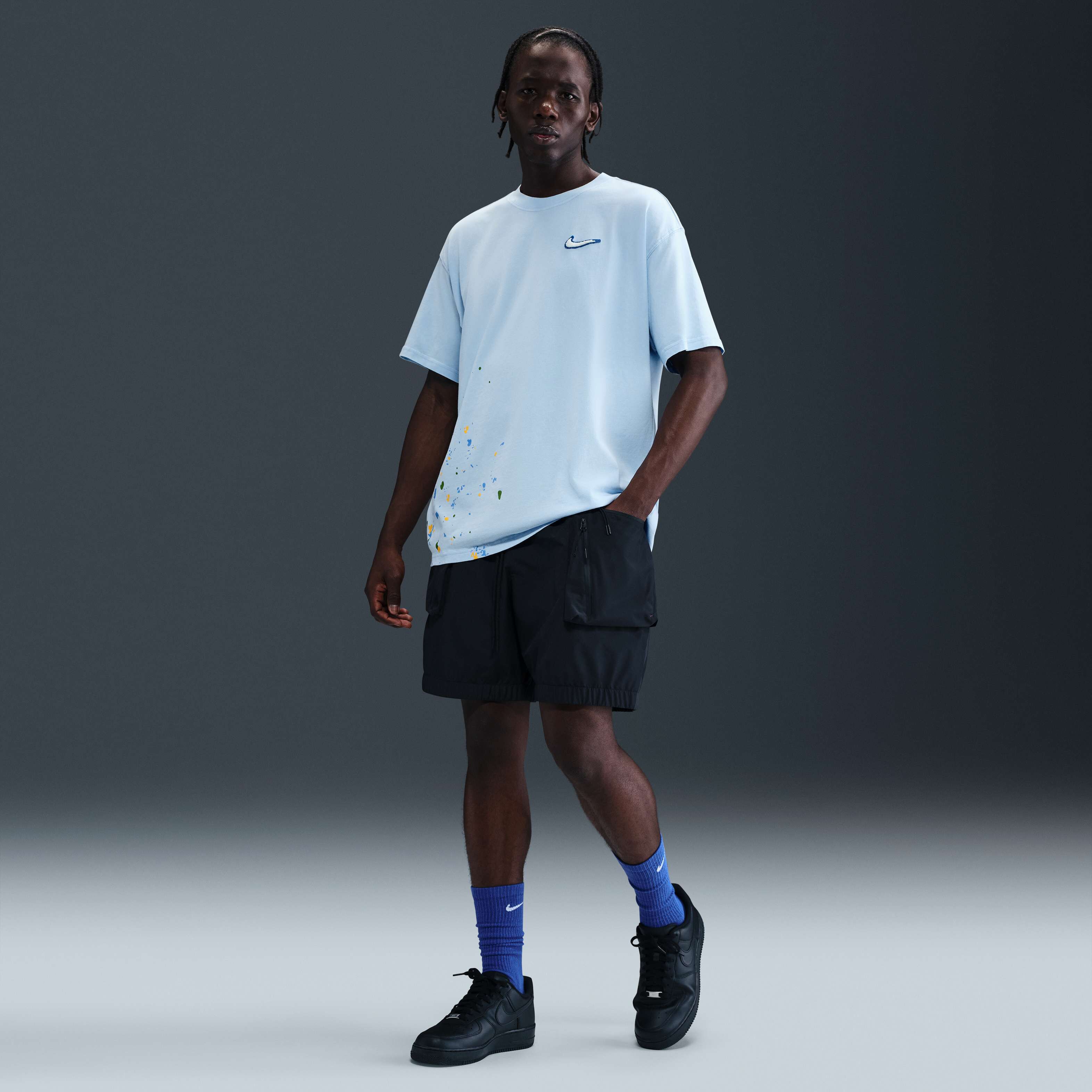 Buy Nike Men's Max90 Basketball T-Shirt - Celestine Blue