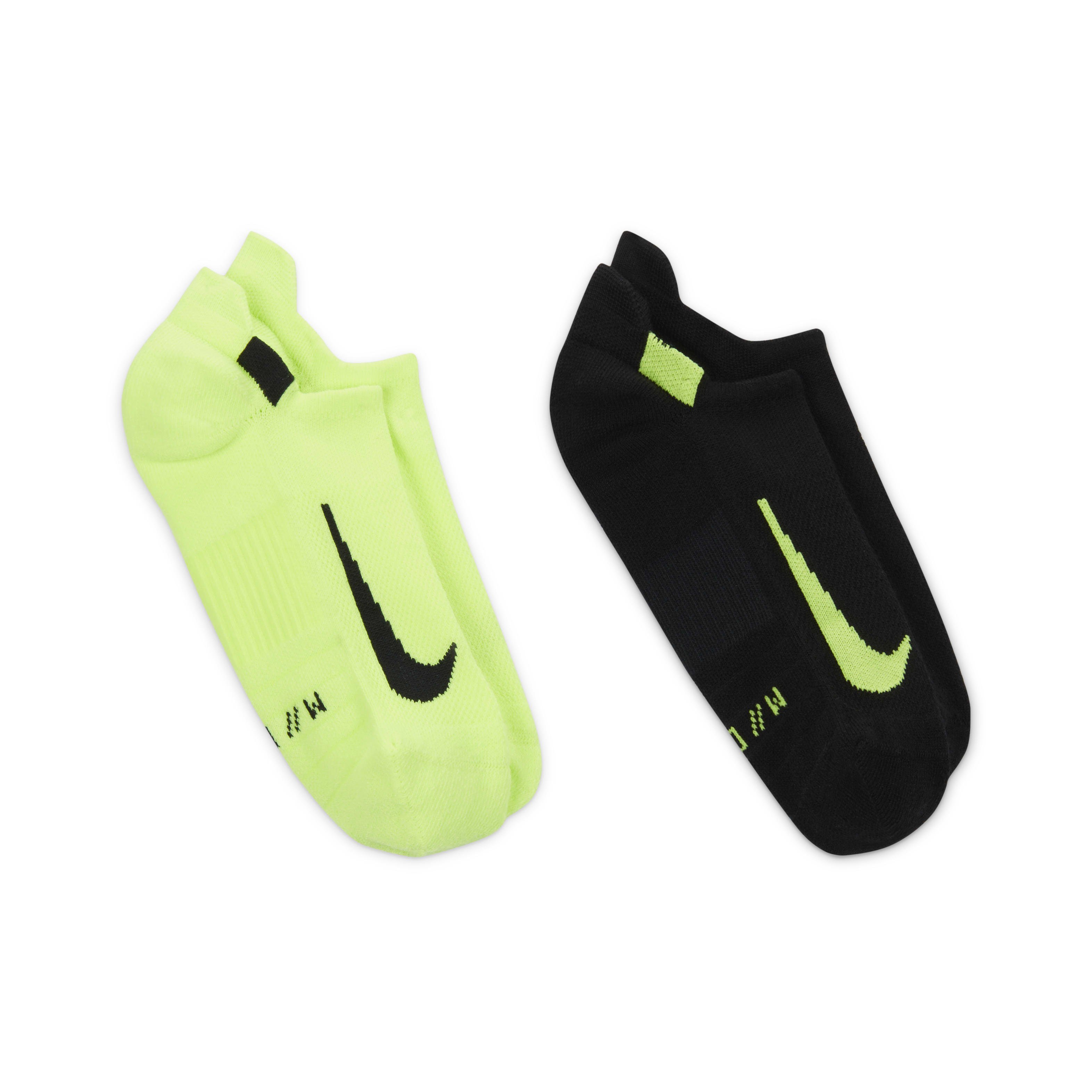 Multiplier Running No-Show Socks (2 Pairs) image number 2