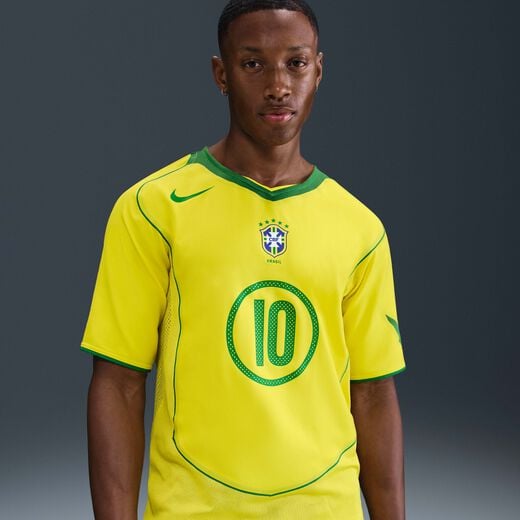 Brazil-Nike, Ronaldinho Brazil 2004 Total 90 Reissue, Men's Nike Football Replica Shirt