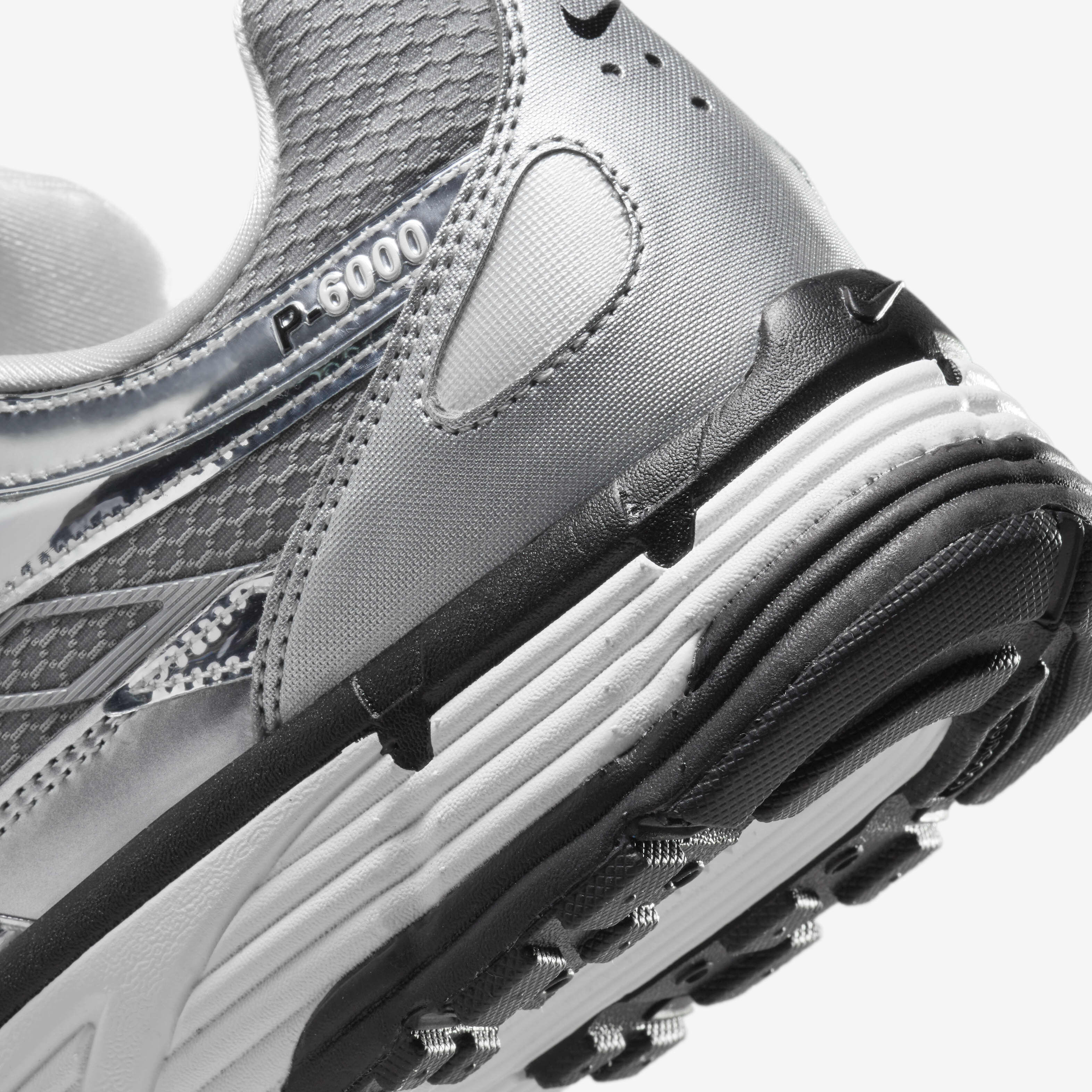 Buy Nike P-6000 Shoe - Metallic Silver/Sail/Black/Metallic Silver