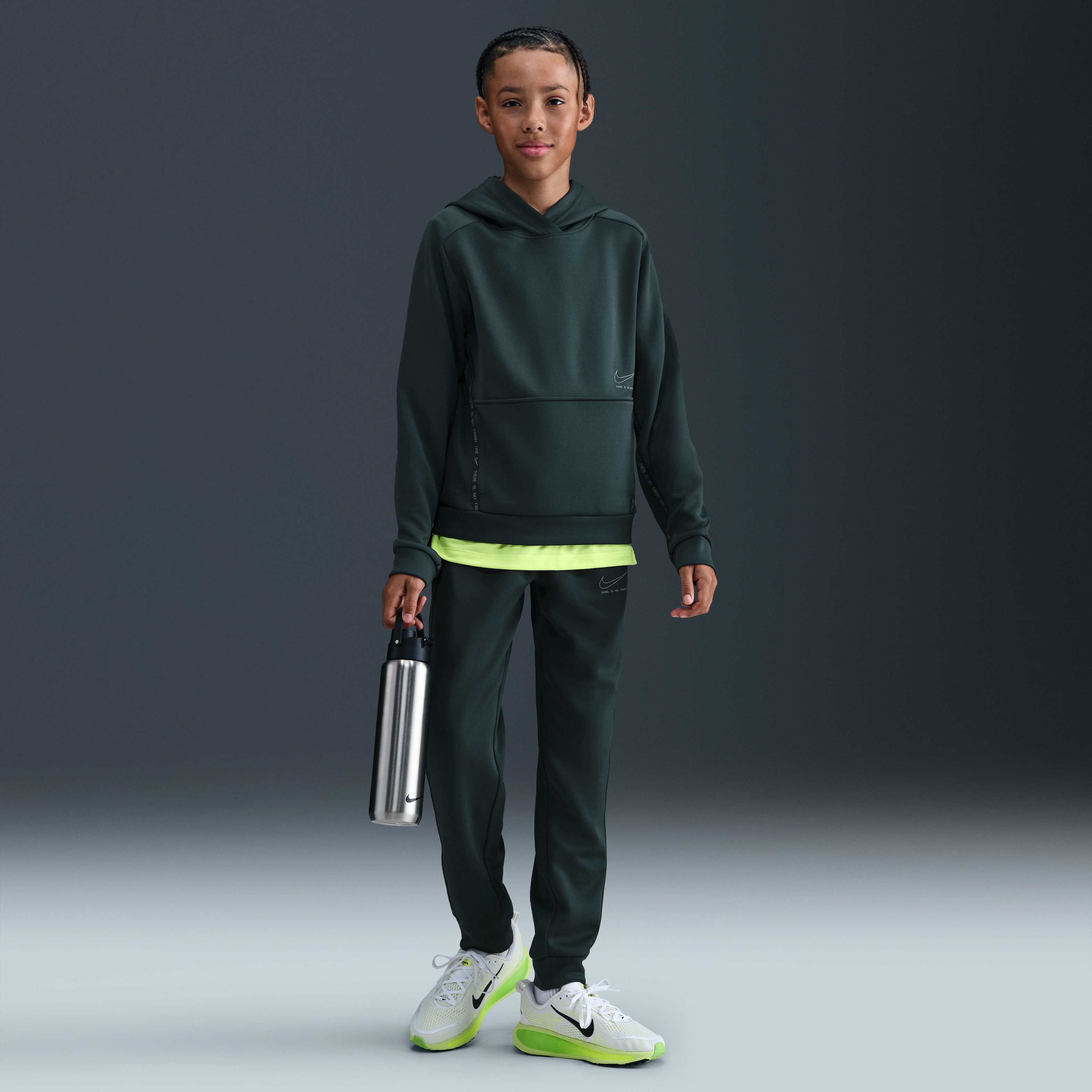 Buy Nike Sportswear Multi Older Kids' Dri-FIT Trousers Seaweed