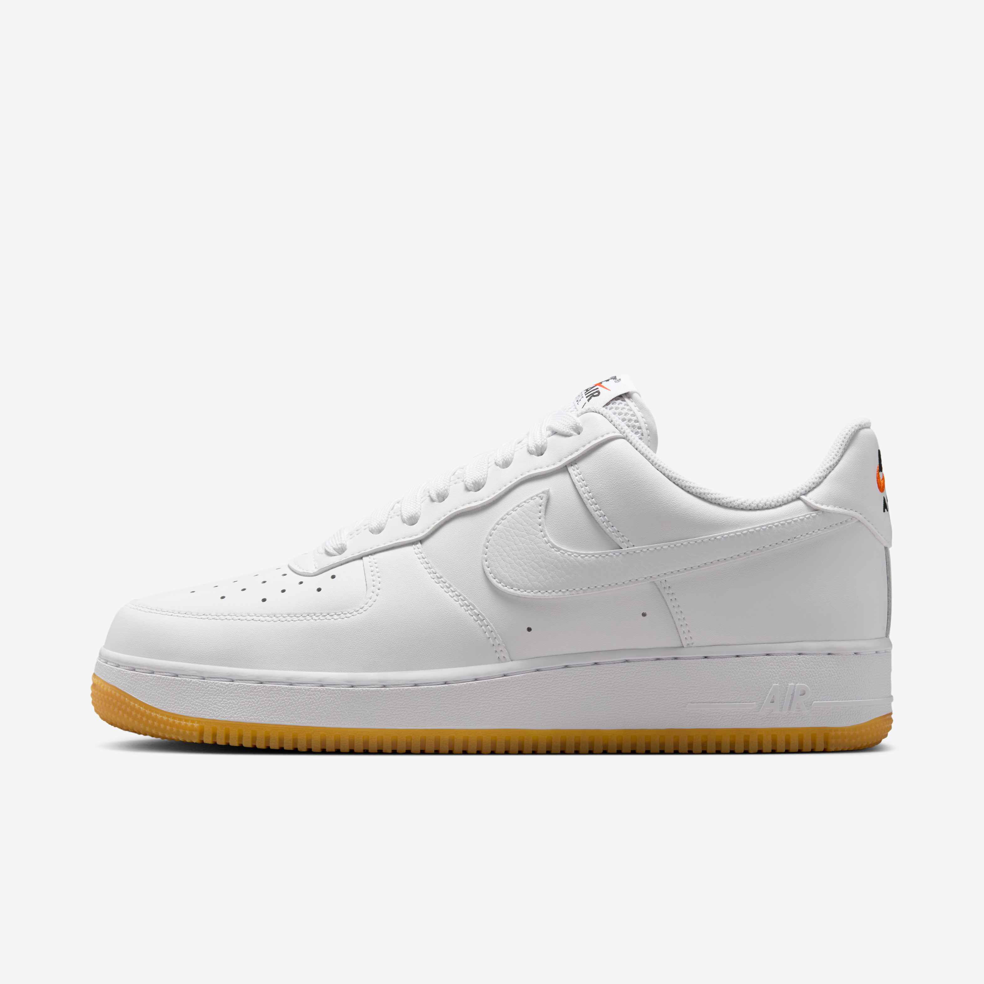 Buy Nike Air Force '07 LV8 Men's Shoes White/Gum Yellow/Safety - Main Image