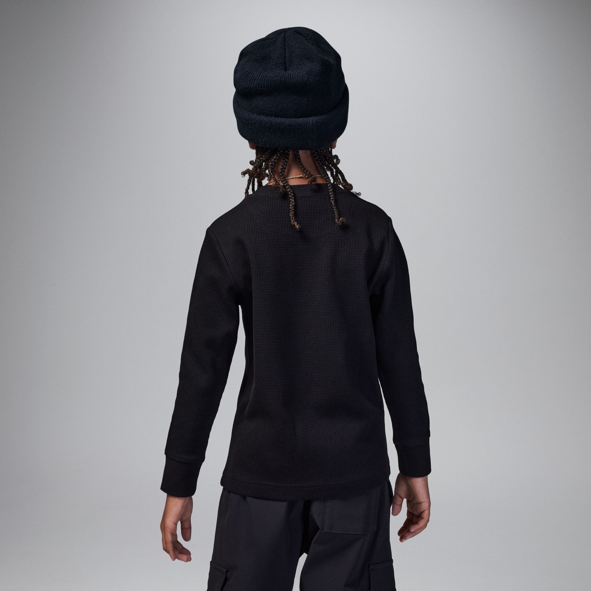 تيشيرت جوردن MJ ايسنشالز وافل نت بأكمام طويلة image number 3