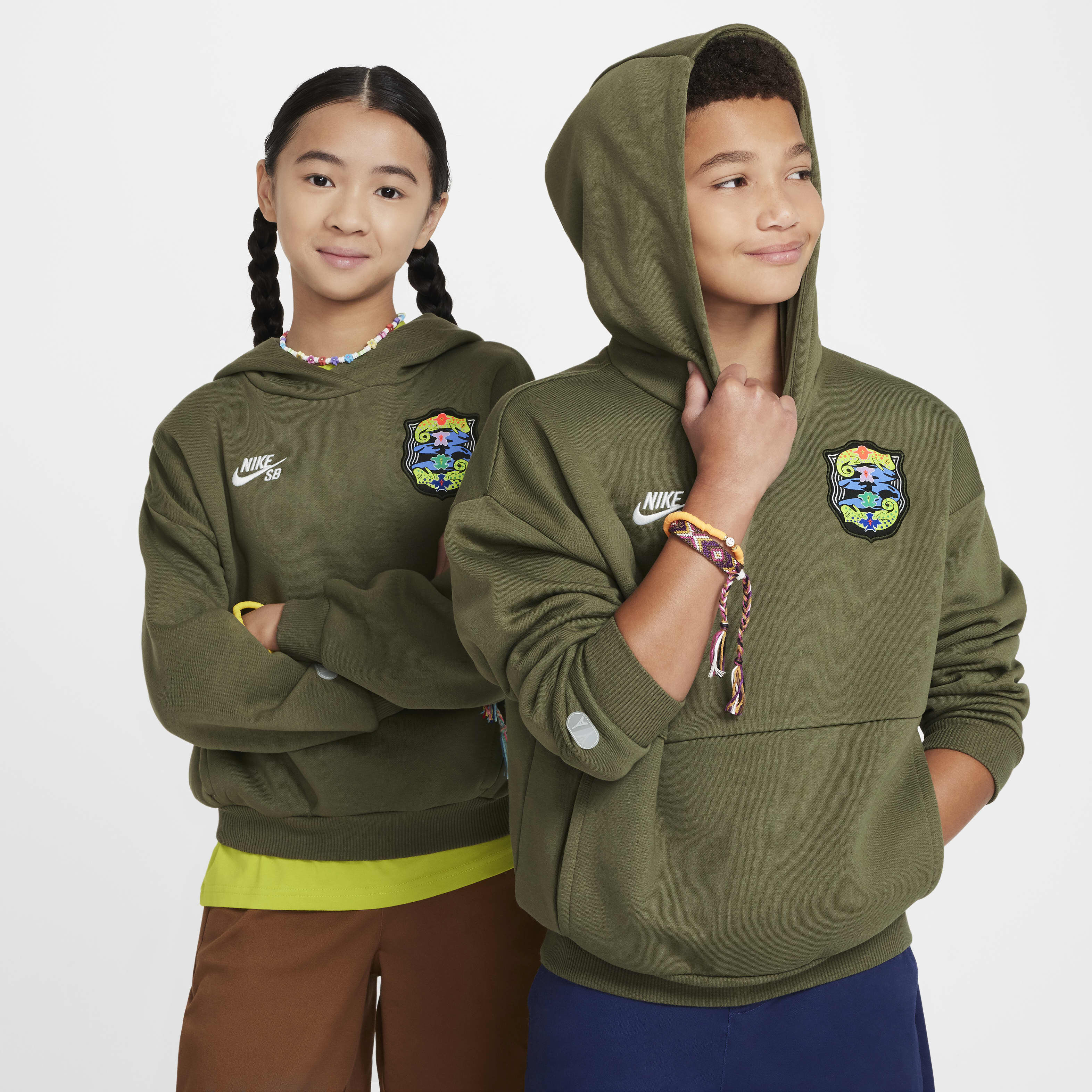 Buy Nike SB Older Kids Oversized Skate Hoodie Nike Qatar Official