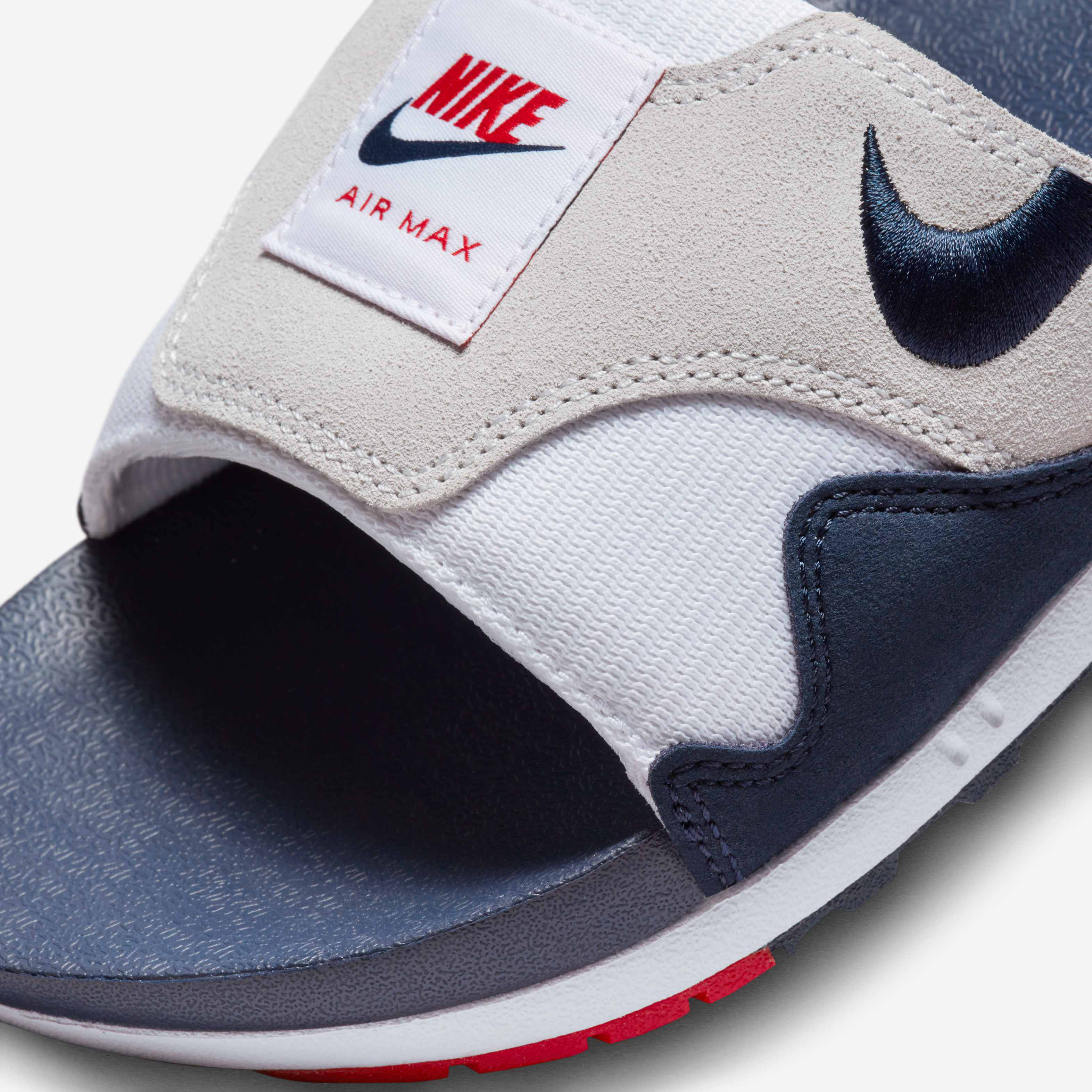 靴 NIKE Air MAX 1 Men's SLIDE DH0295-104 Buy Nike Air Max 1 Men's Slides - White/Light Neutral Grey