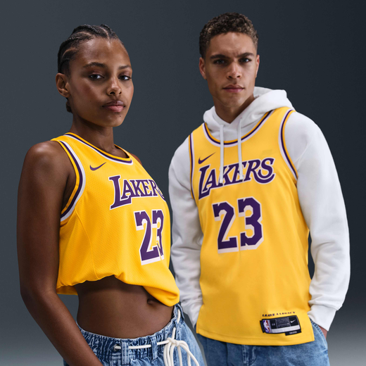 Basketball-Nike, Los Angeles Lakers Icon Edition 2022/23, Men's Nike Dri-FIT NBA Swingman Jersey