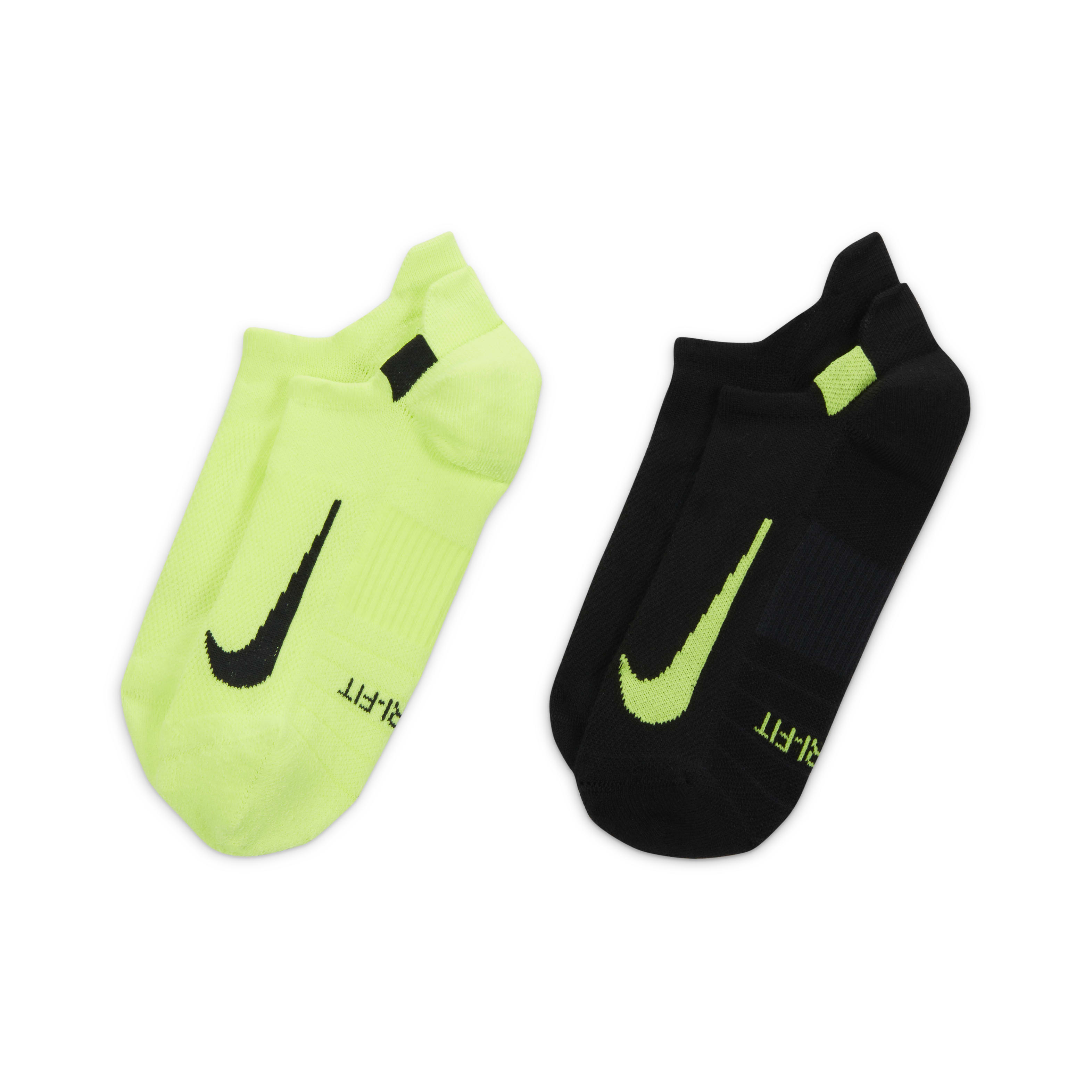 Multiplier Running No-Show Socks (2 Pairs) image number 1