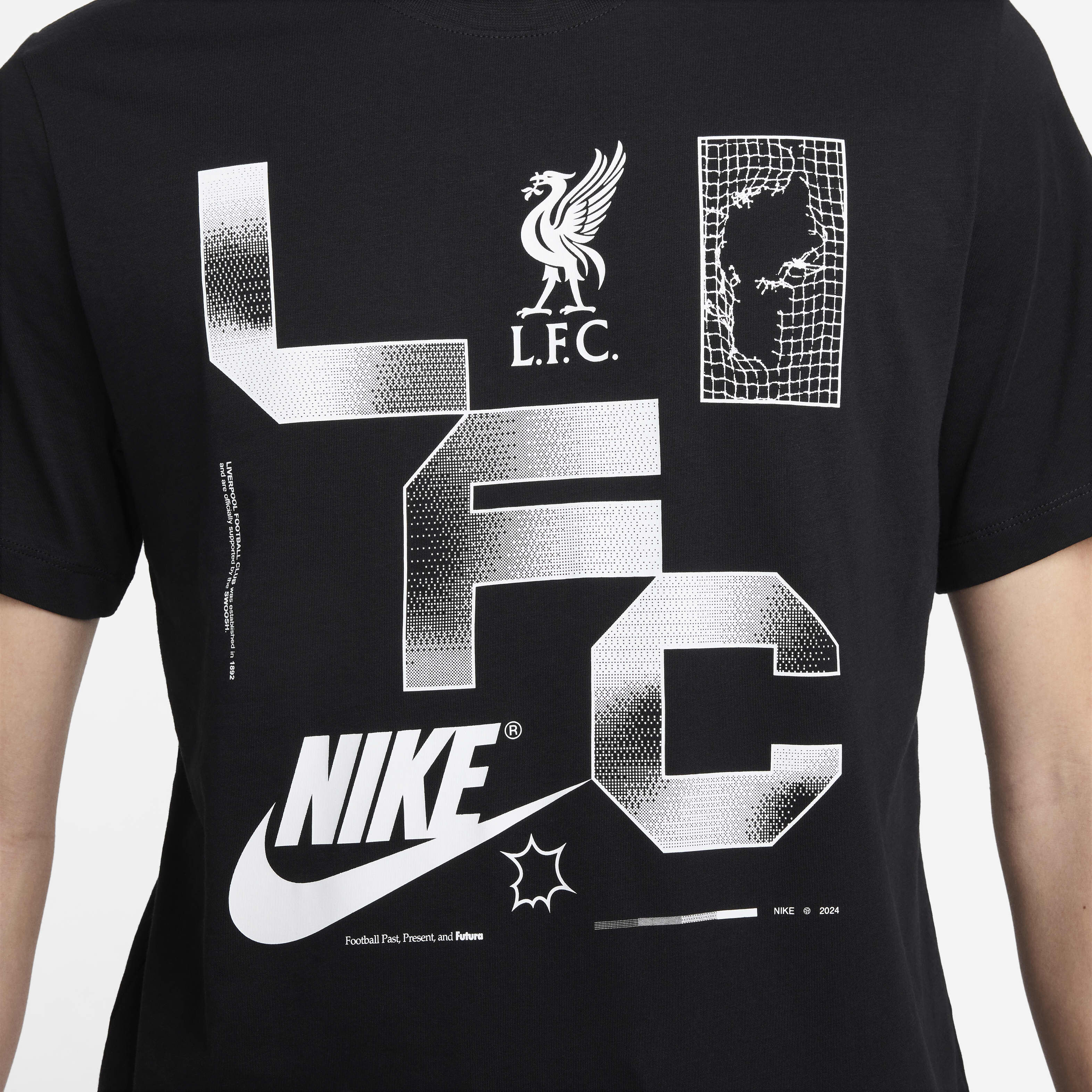 Buy Liverpool Men's Nike Football T-Shirt Black Nike