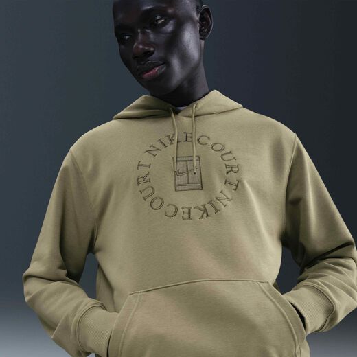 Tennis Hoodies & Sweatshirts-Nike, NikeCourt Heritage, Men's Dri-FIT French Terry Tennis Pullover Hoodie