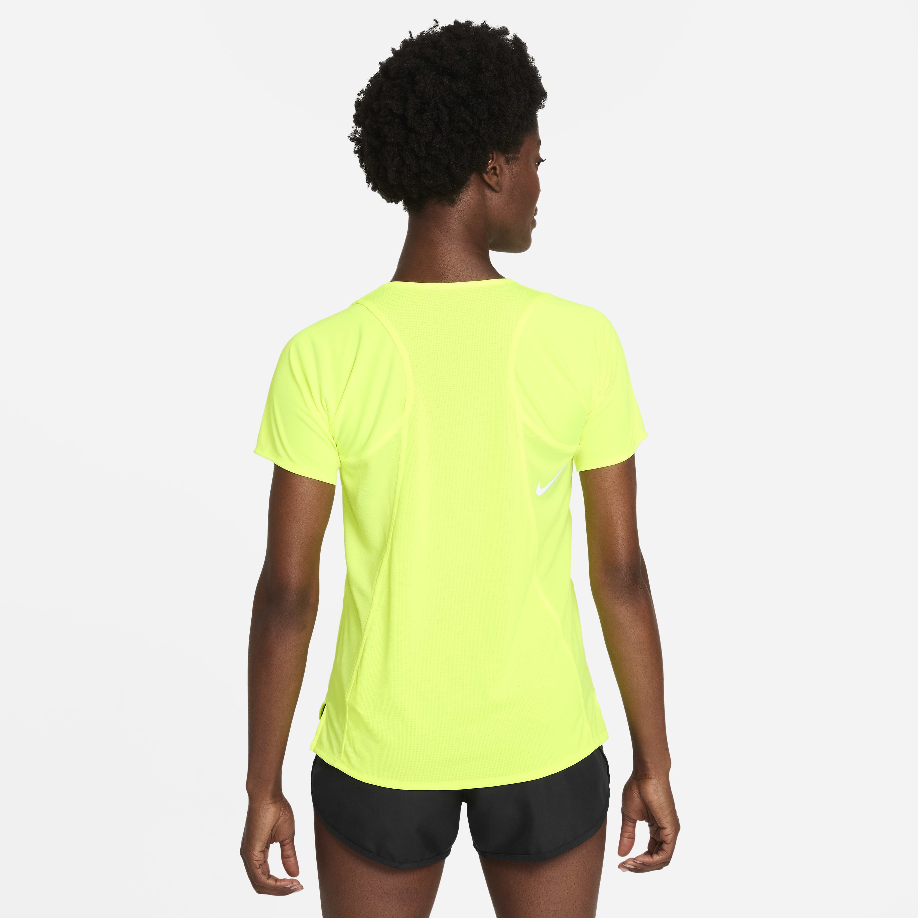 Buy Nike Dri-FIT Race Women's Short-Sleeve Running Top - Volt @ Nike Qatar