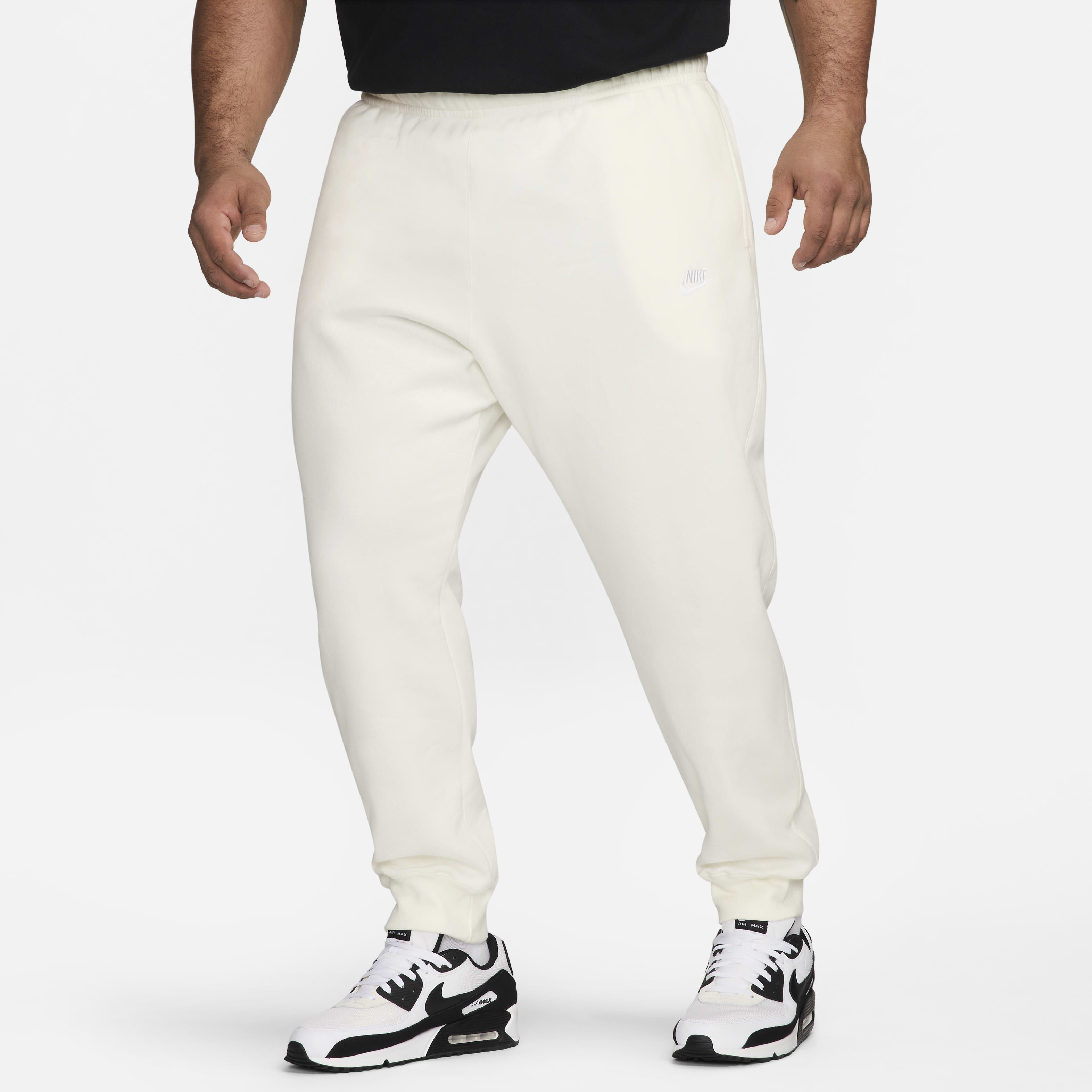 Nike sportswear club fleece light bone 2025
