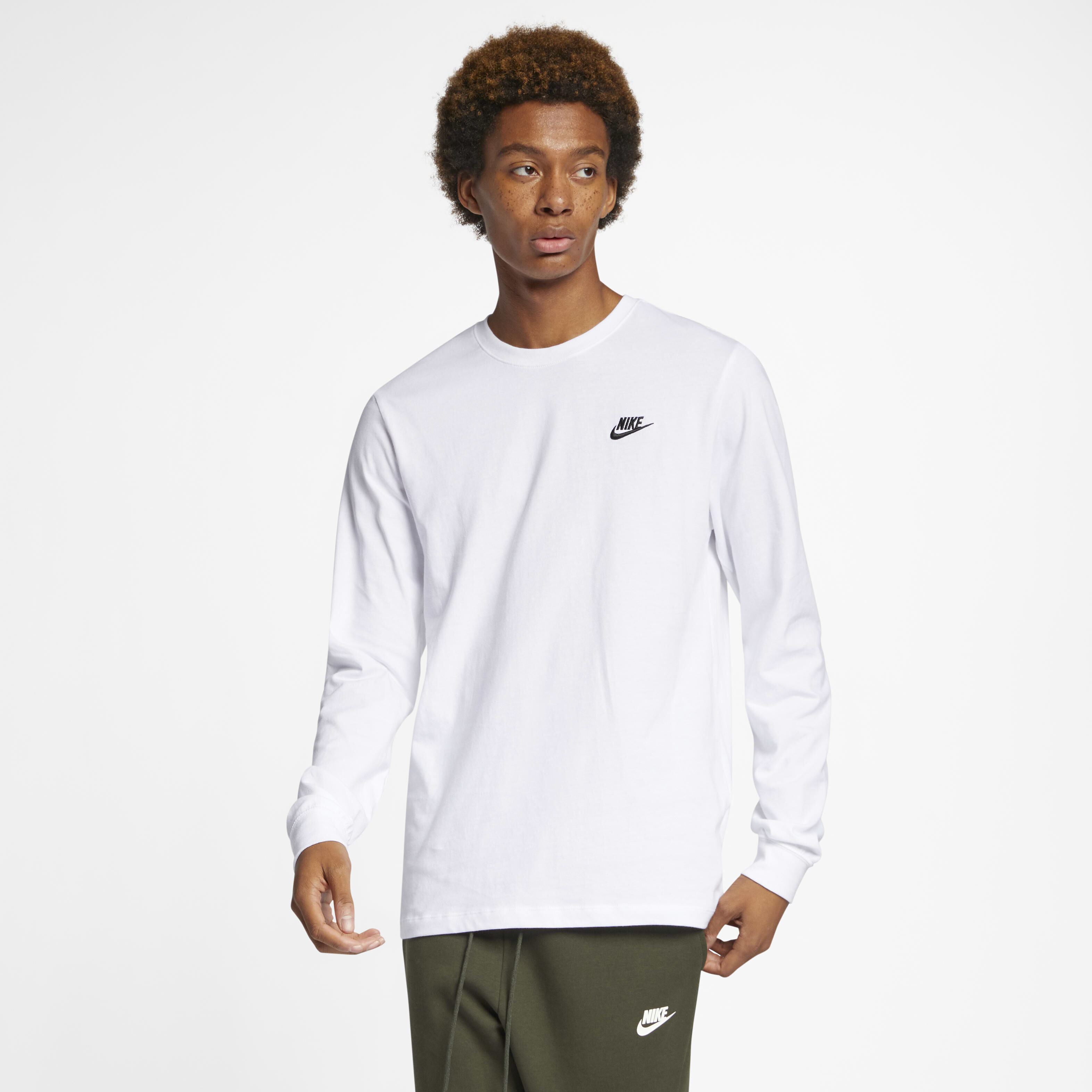 Buy Nike Sportswear Club Men s Long sleeve T shirt Nike Qatar Official