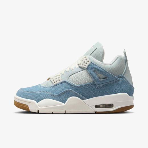 Womens-JRDN, Air Jordan 4 Retro 'Worn Blue', Women's Shoe