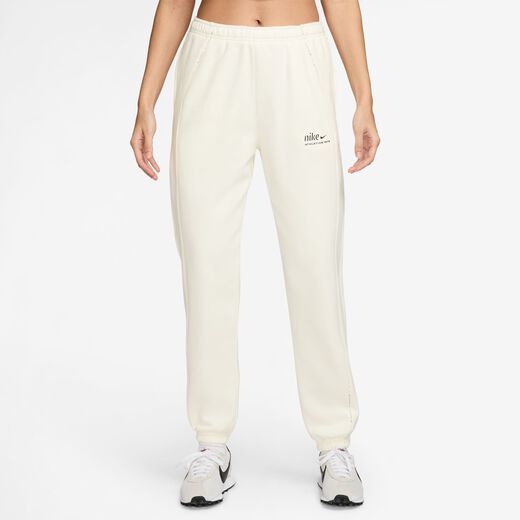 Women's Pants & Trousers-Nike, Nike Studio Fleece Medium Weight "Graphic Pack", Women's Mid-Rise Cuffed Pants