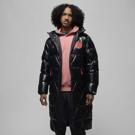 Men's Parka Jackets-Nike, Paris Saint-Germain, Men's Loose Parka