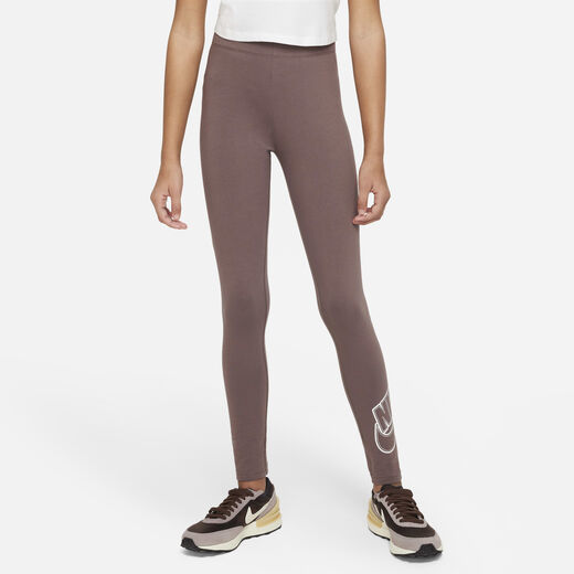Clothing-Nike, Nike Sportswear Favourites, Older Kids' (Girls') Graphic Leggings