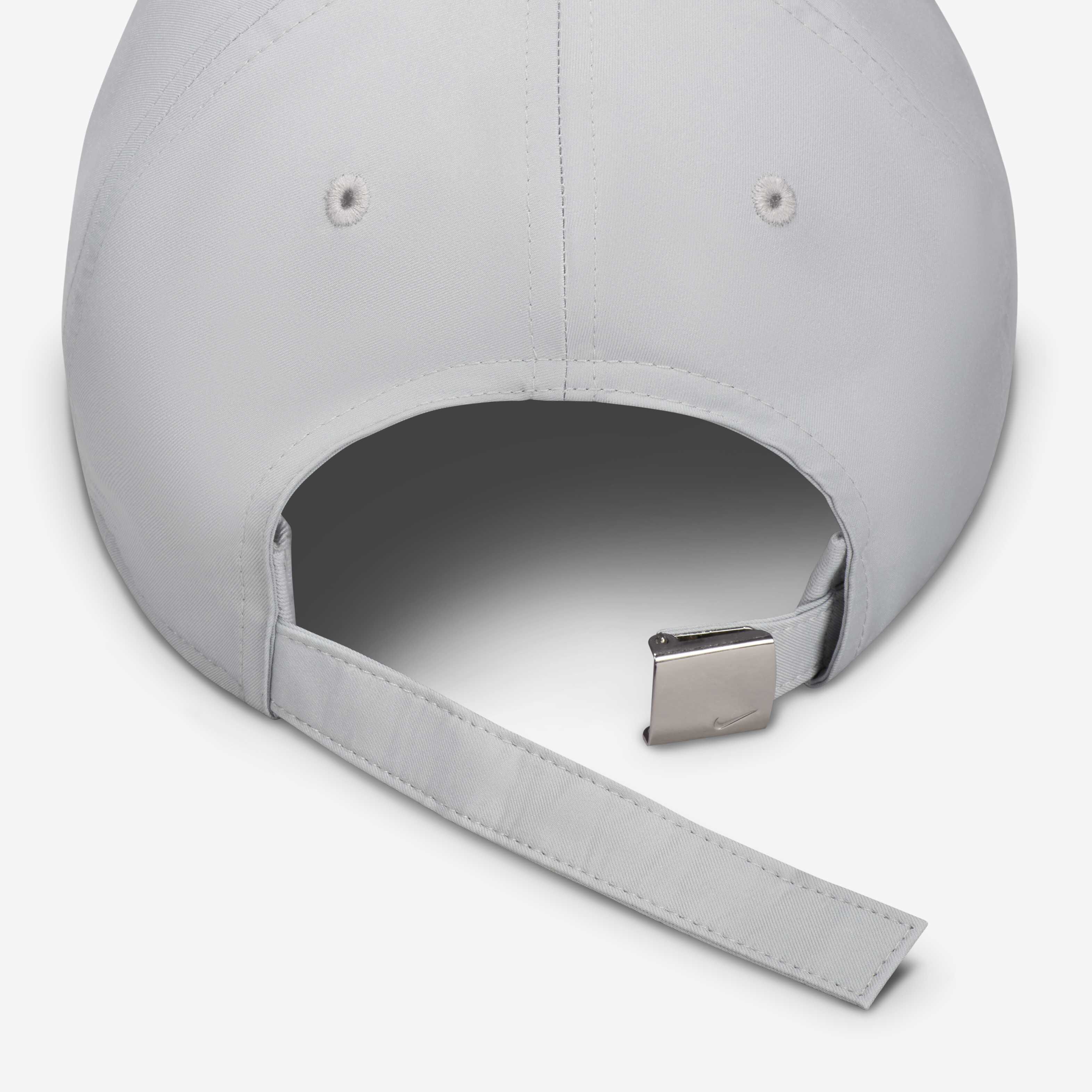 Buy Nike Club Structured Metal Swoosh Cap - Light Smoke Grey