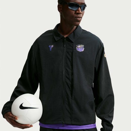 New In Mens-Nike, F.C. Barcelona Away, Men's Kobe Football Woven Jacket