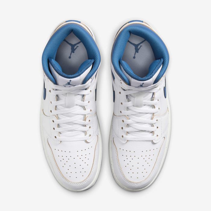 Buy Air Jordan Mid SE Men's Shoes White/Sail/Industrial Blue