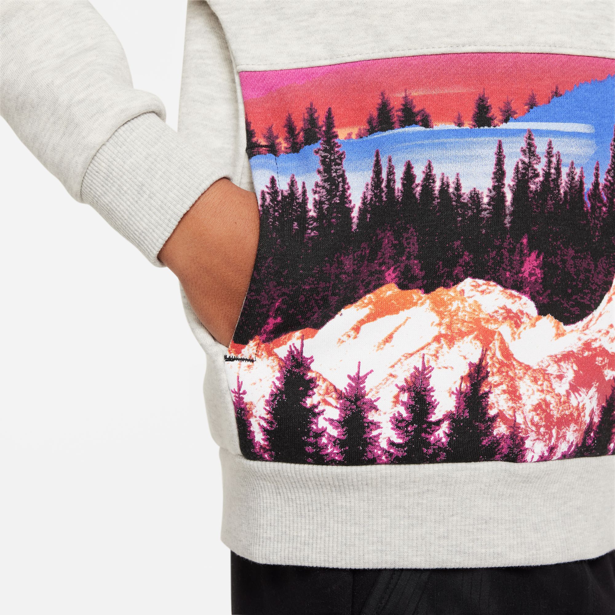 بلوفر فليس برينتد نايكي سبورتسوير سنو داي image number 2