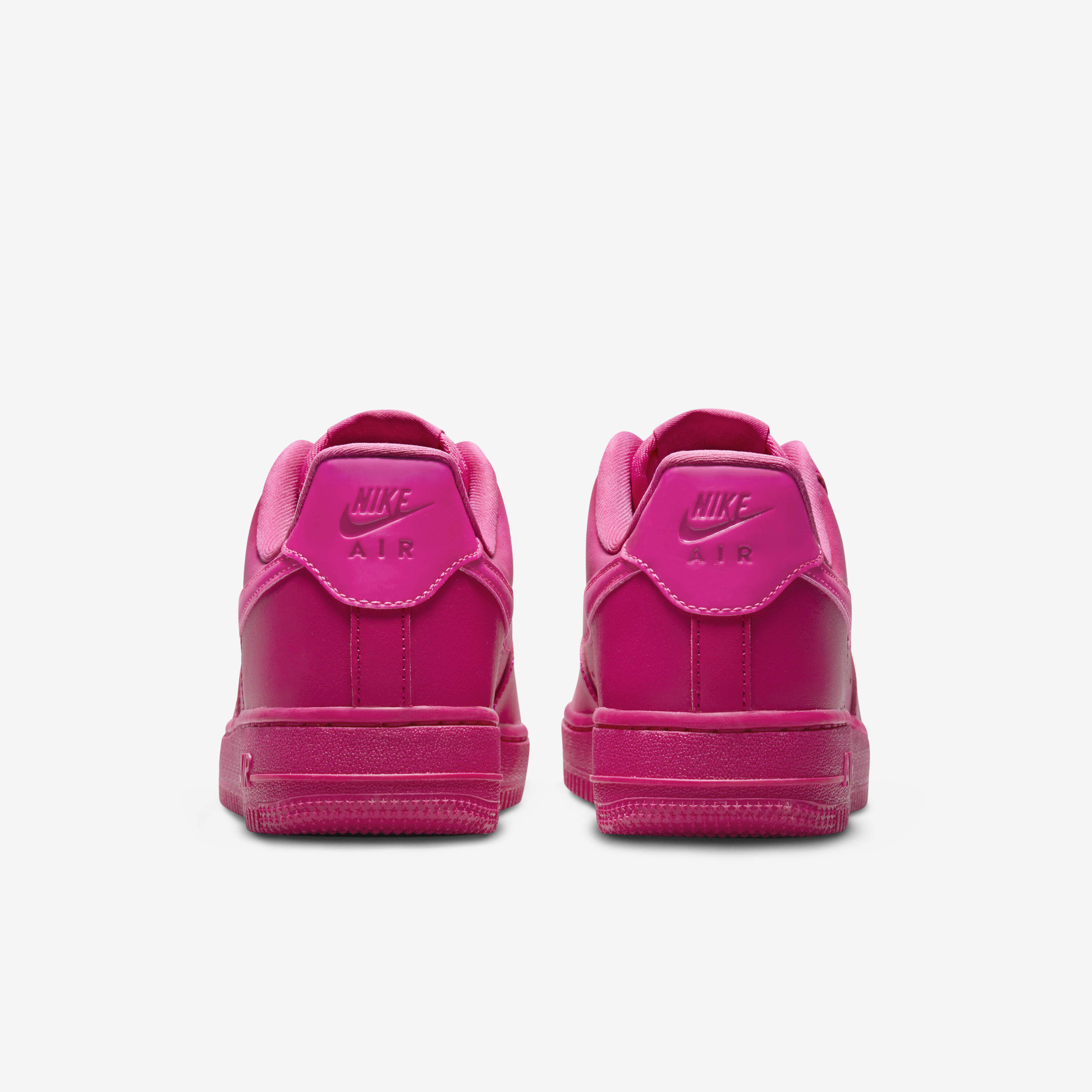 Hot pink nike air force shop