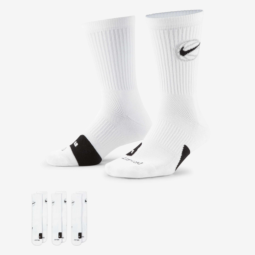 Socks-Nike, Nike Everyday Crew, Basketball Socks (3 Pairs)