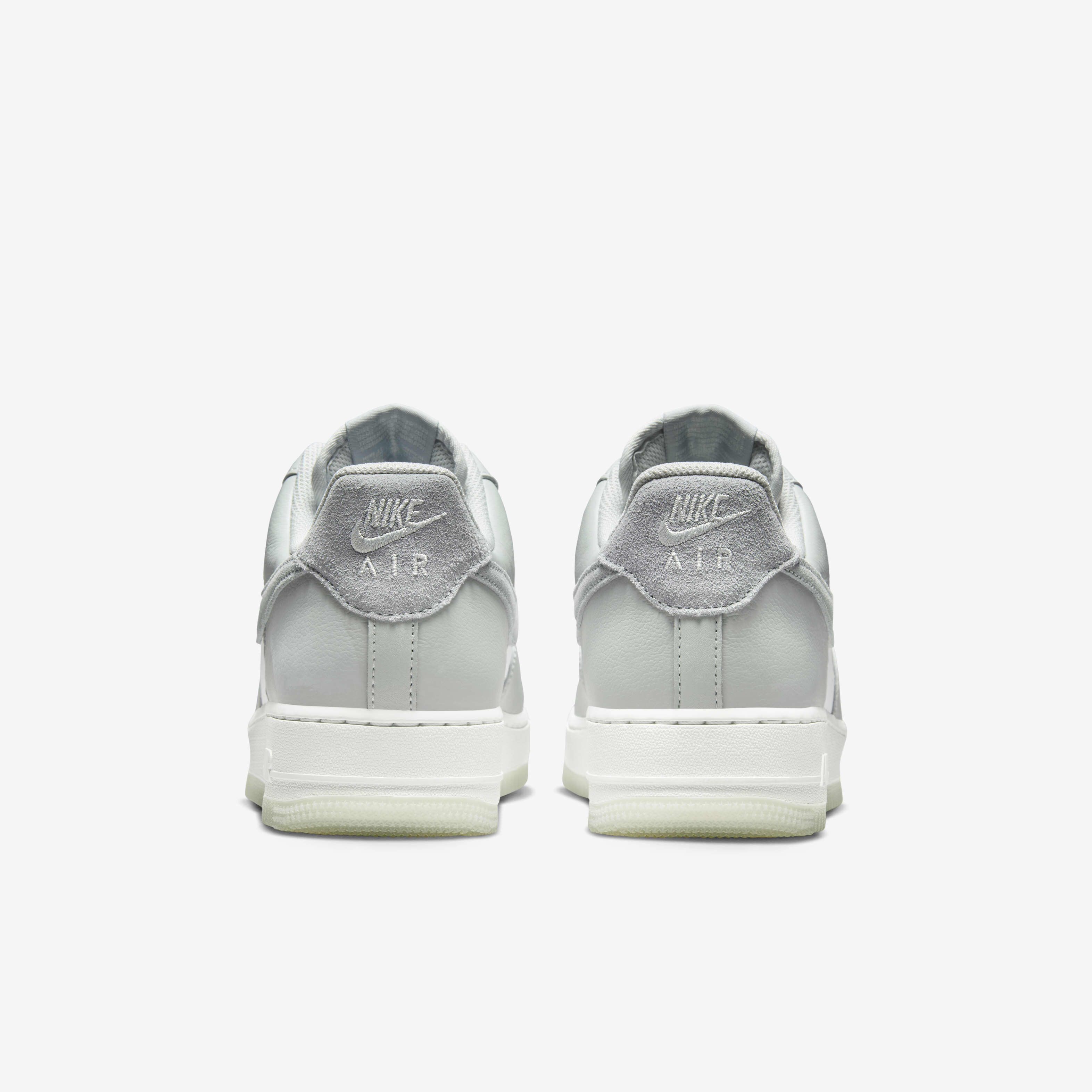 Nike air force 1 07 light silver black white f shop