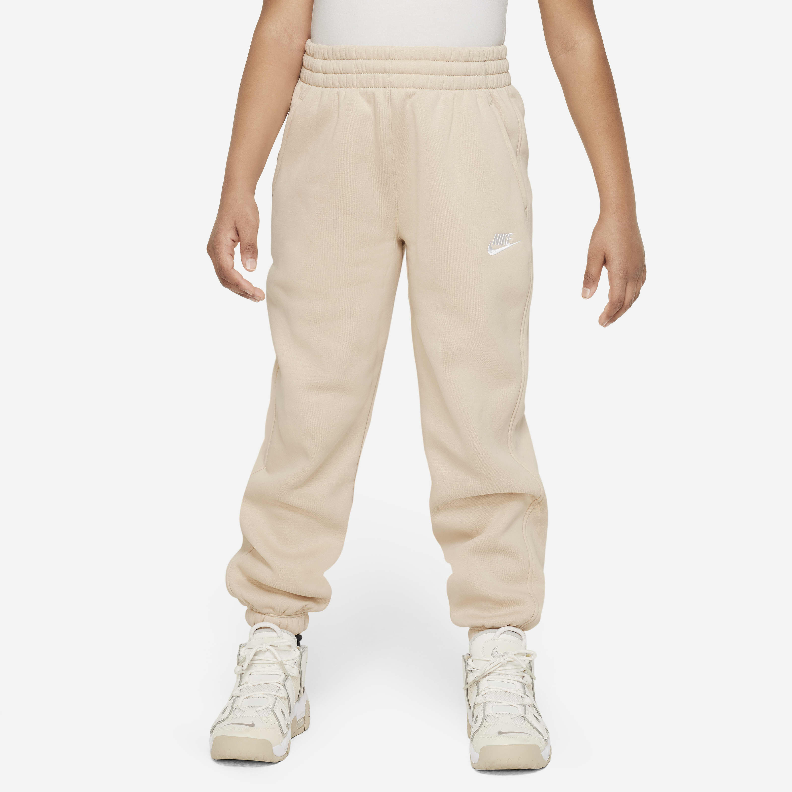 Nike oatmeal fleece joggers sale