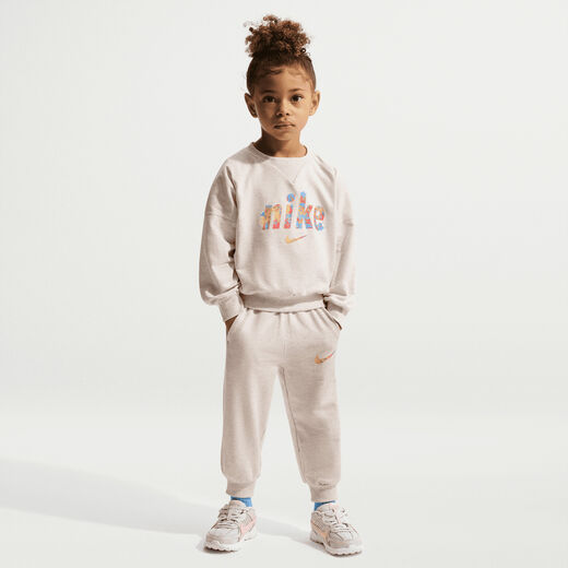 Tracksuits-Nike, Nike E1D1, Toddler French Terry 2-Piece Graphic Crew Set
