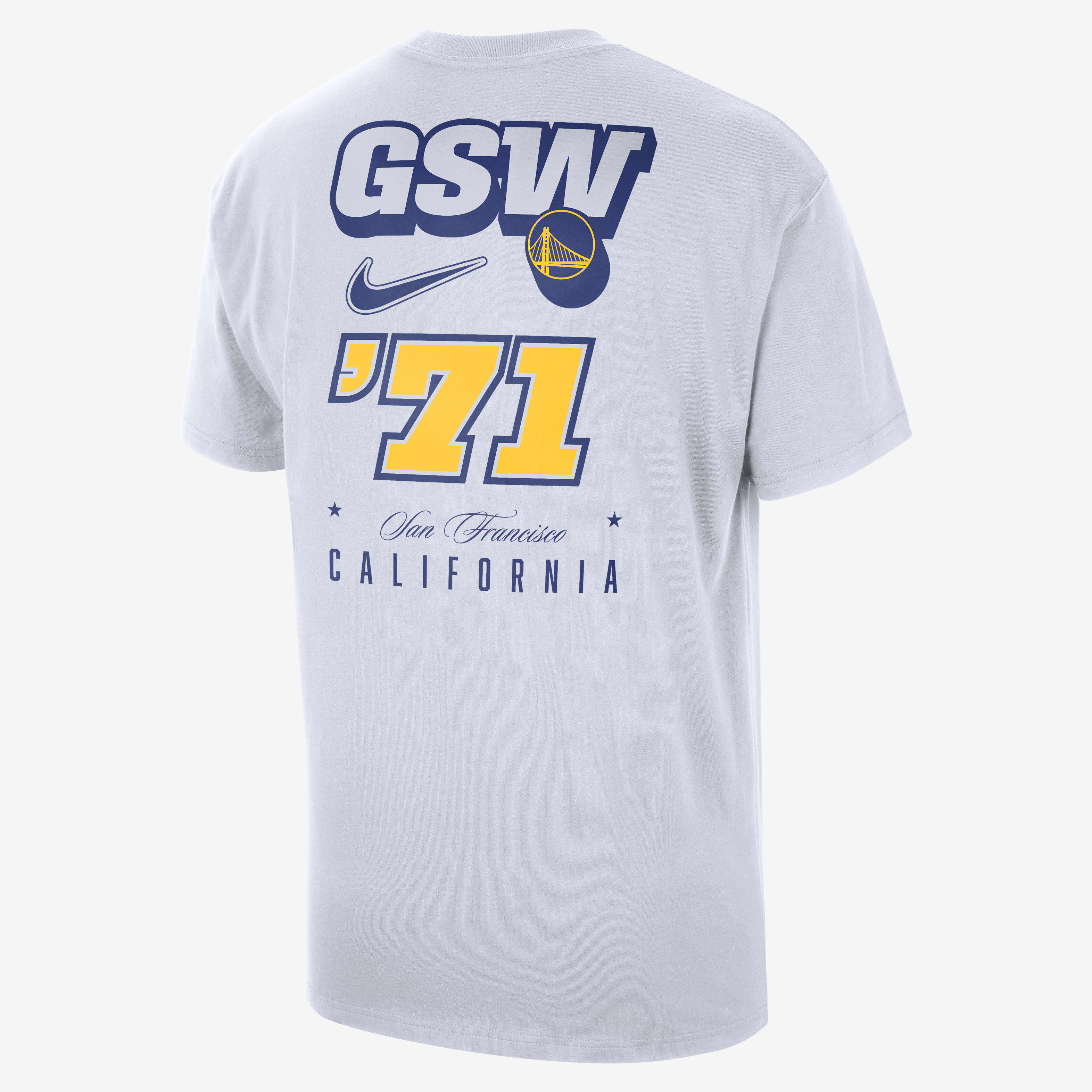 Buy Golden State Warriors Courtside Men s Nike NBA T Shirt Nike Qatar Official