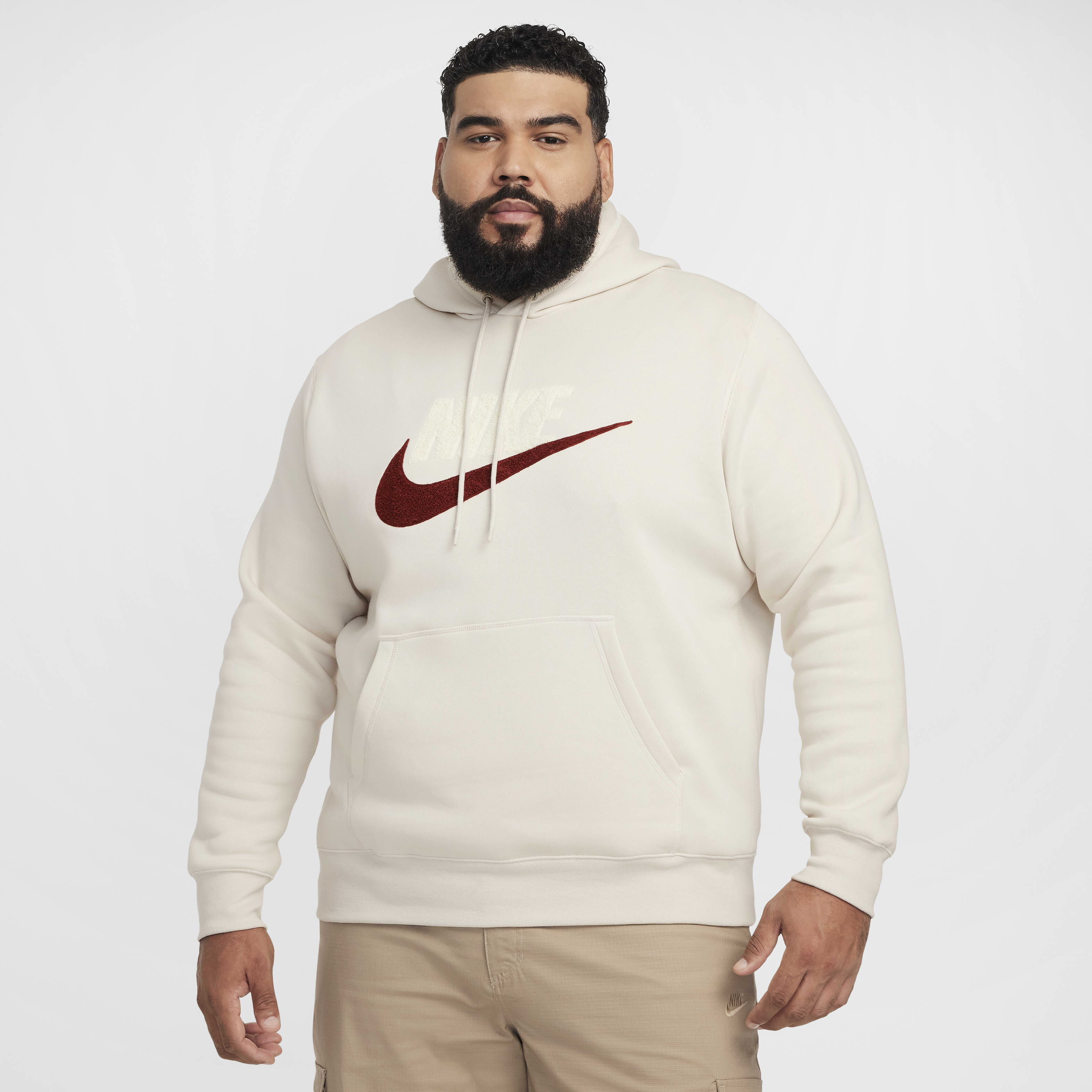 Nike block logo hoodie top