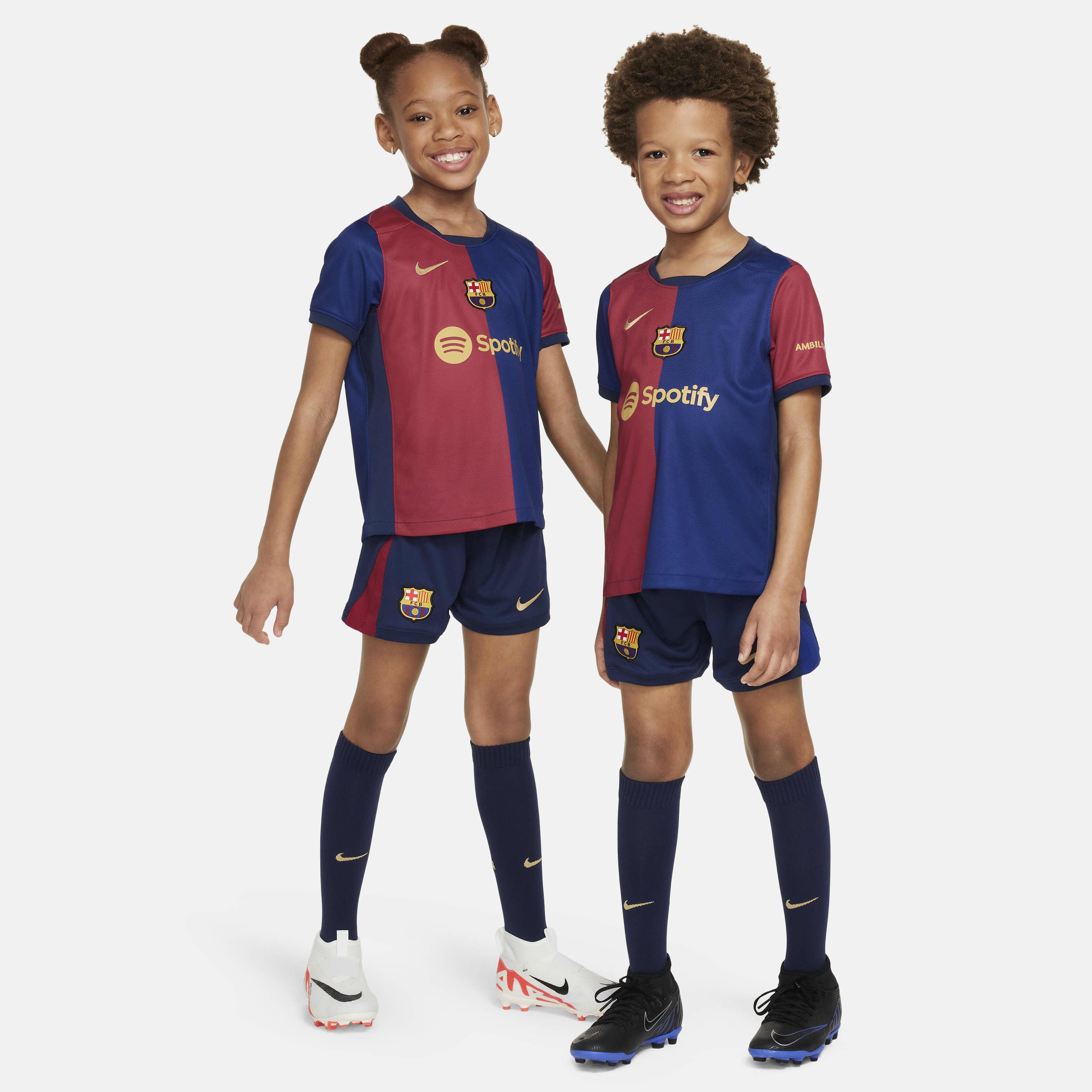 Kids barcelona football socks online