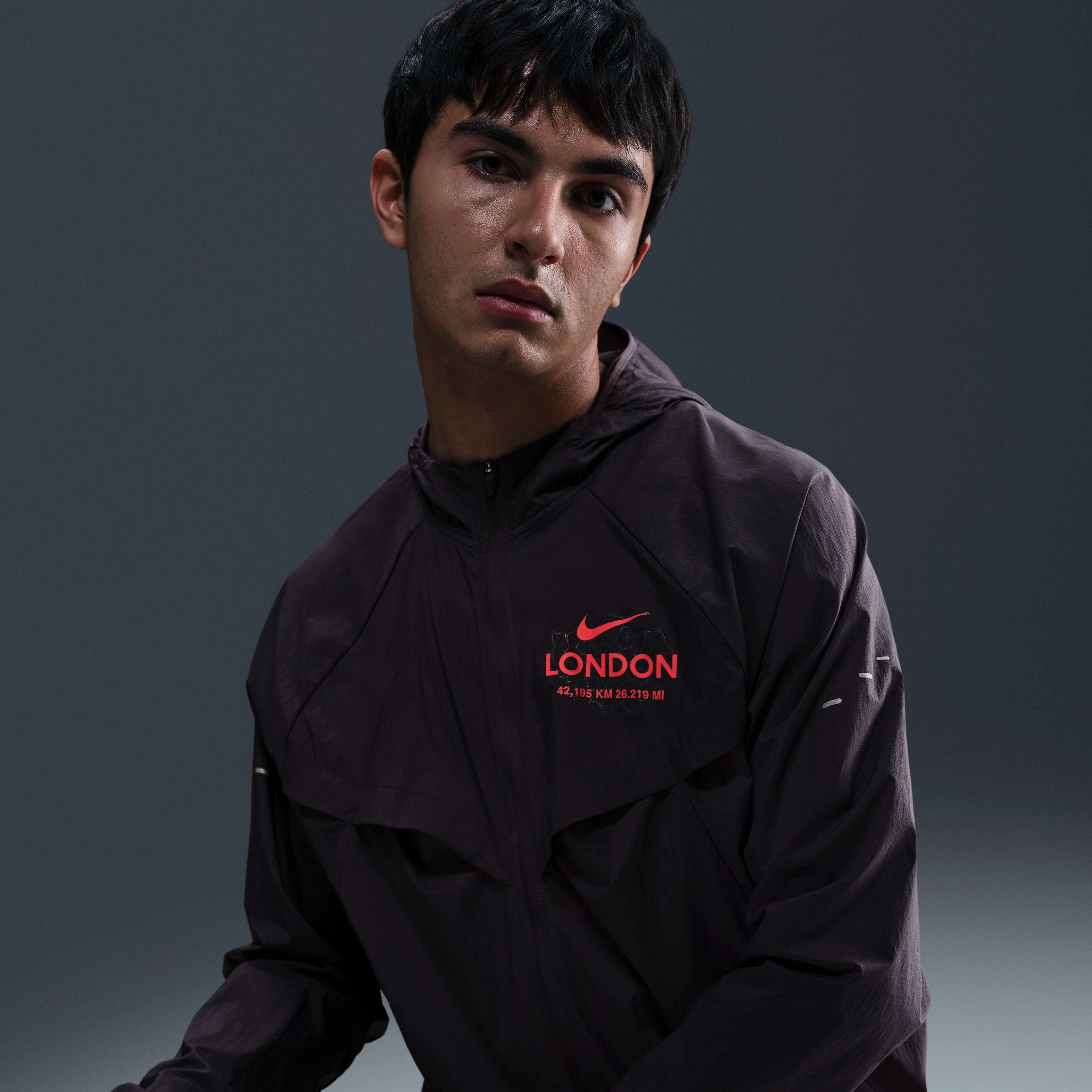 Buy Nike Stride Men's Repel Running Jacket - Cave Purple