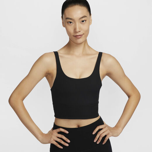 Black Friday Sale 2026-Nike, Nike Zenvy Rib, Women's Light-Support Padded Longline Sports Bra