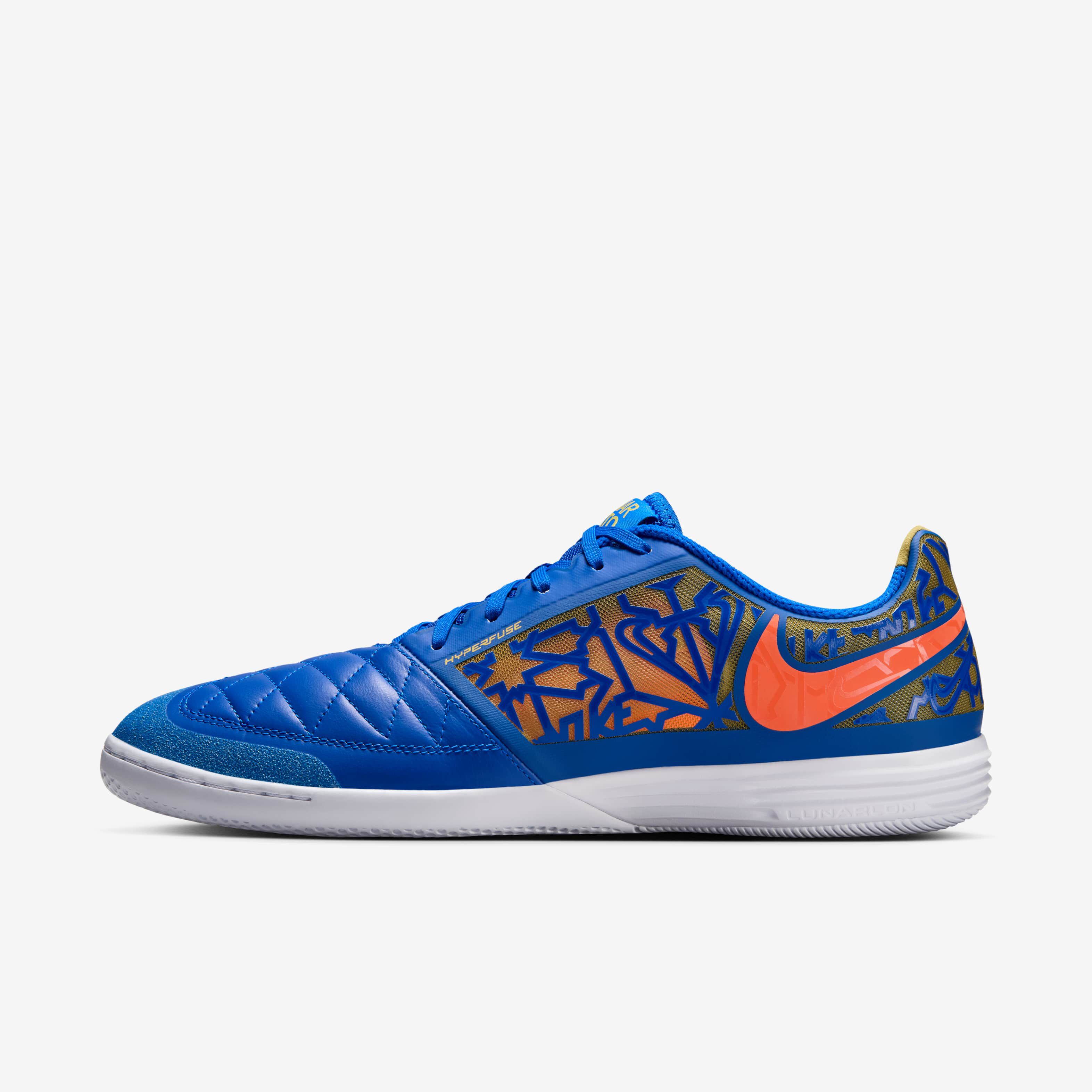 Buy Nike Lunar Gato 2 IC Low-Top Football Shoes - Racer Blue/Hyper