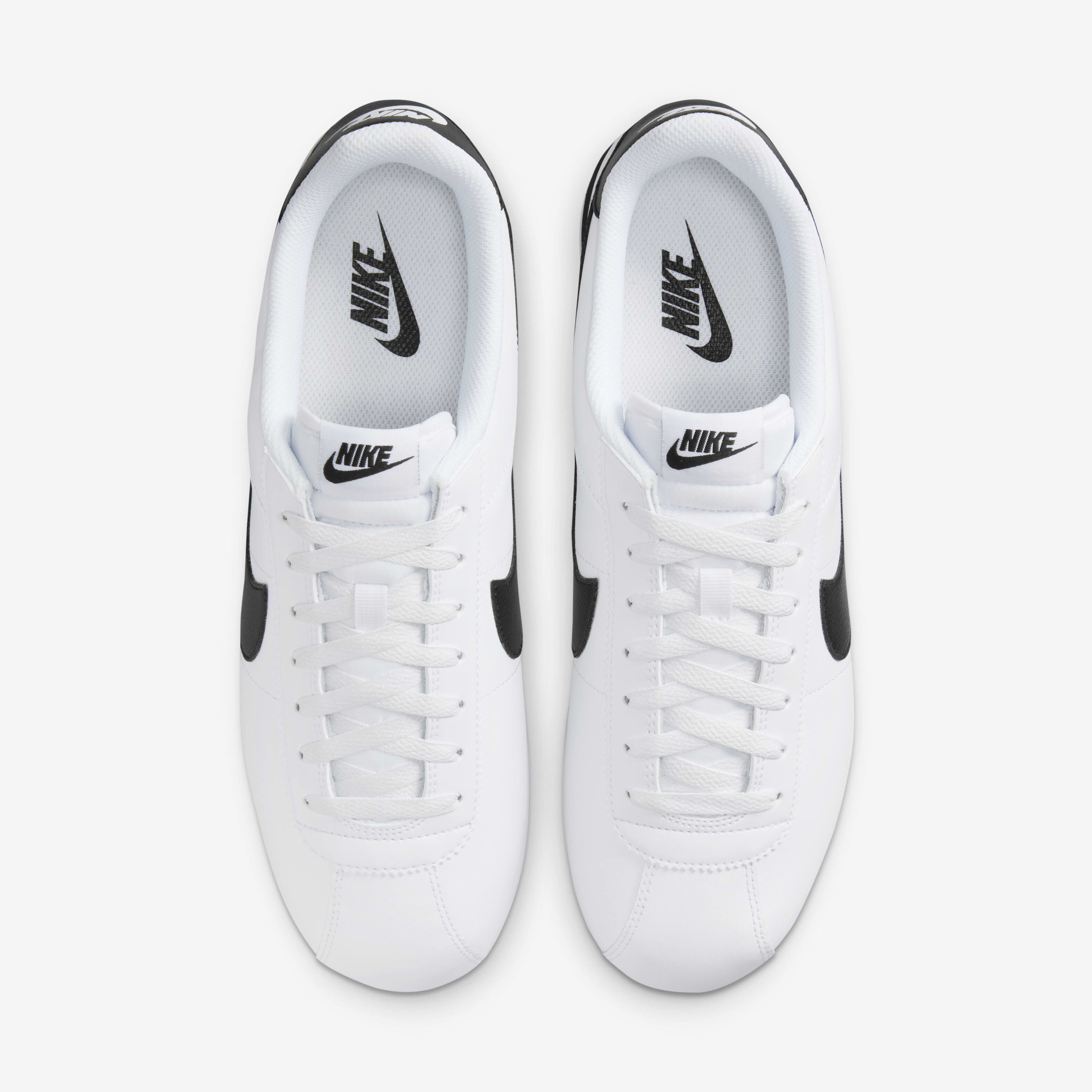 Buy Nike Cortez Leather Men's Shoes - White/Black | Nike