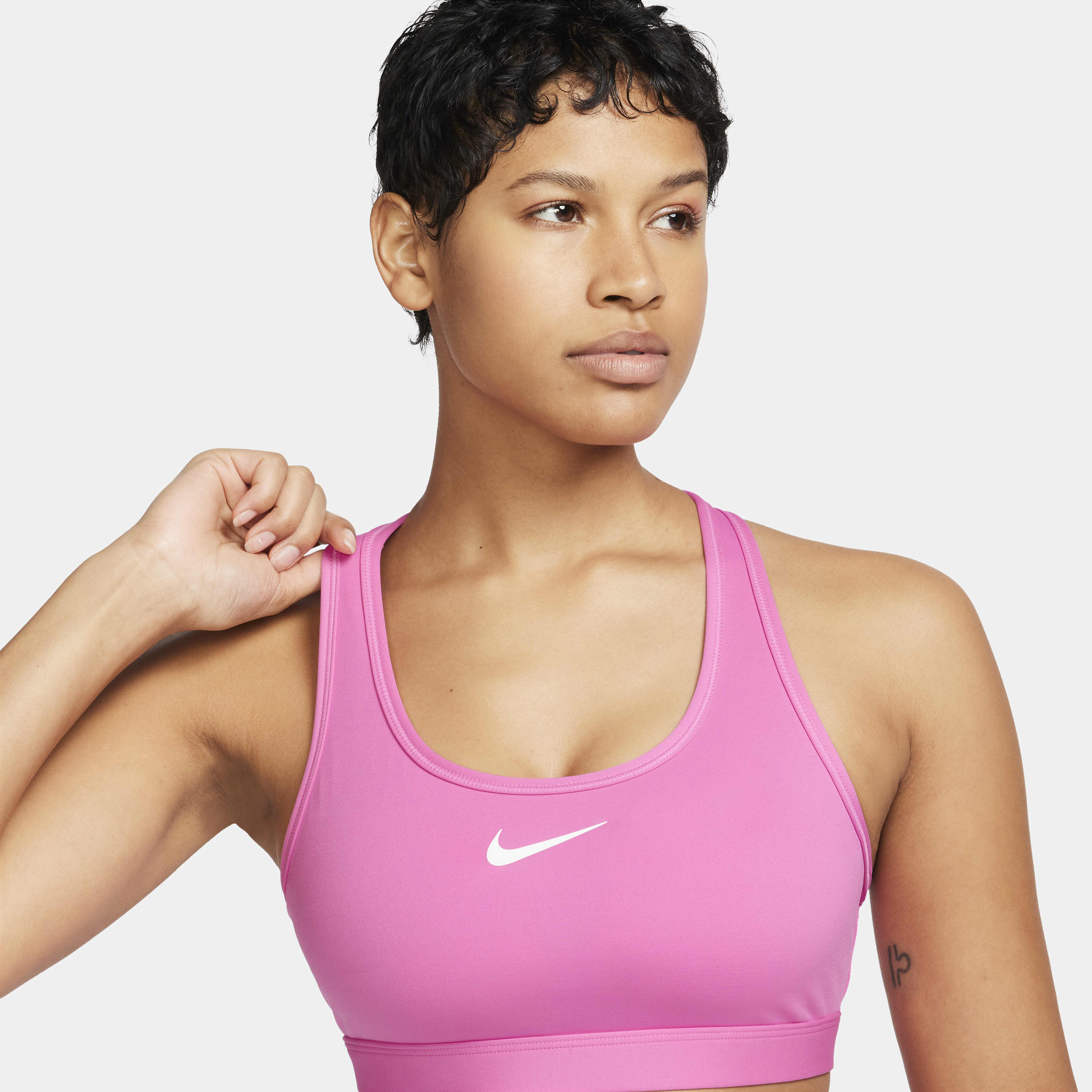Buy Nike Swoosh Medium Support Women s Padded Sports Bra Nike Qatar Official